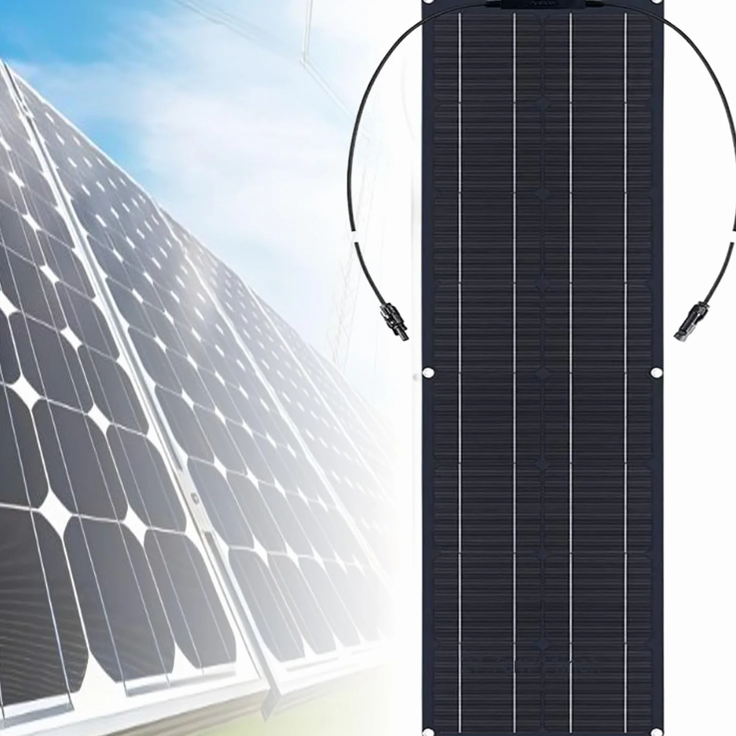 Pannelli Solari Domestici Da 200 W, 400 W E 800 W, Kit Di Pannelli Solari Monocristallini Flessibili, Kit Di Pannelli Solari Flessibili, Con Regolatore Di Carica Da 40 A,200W