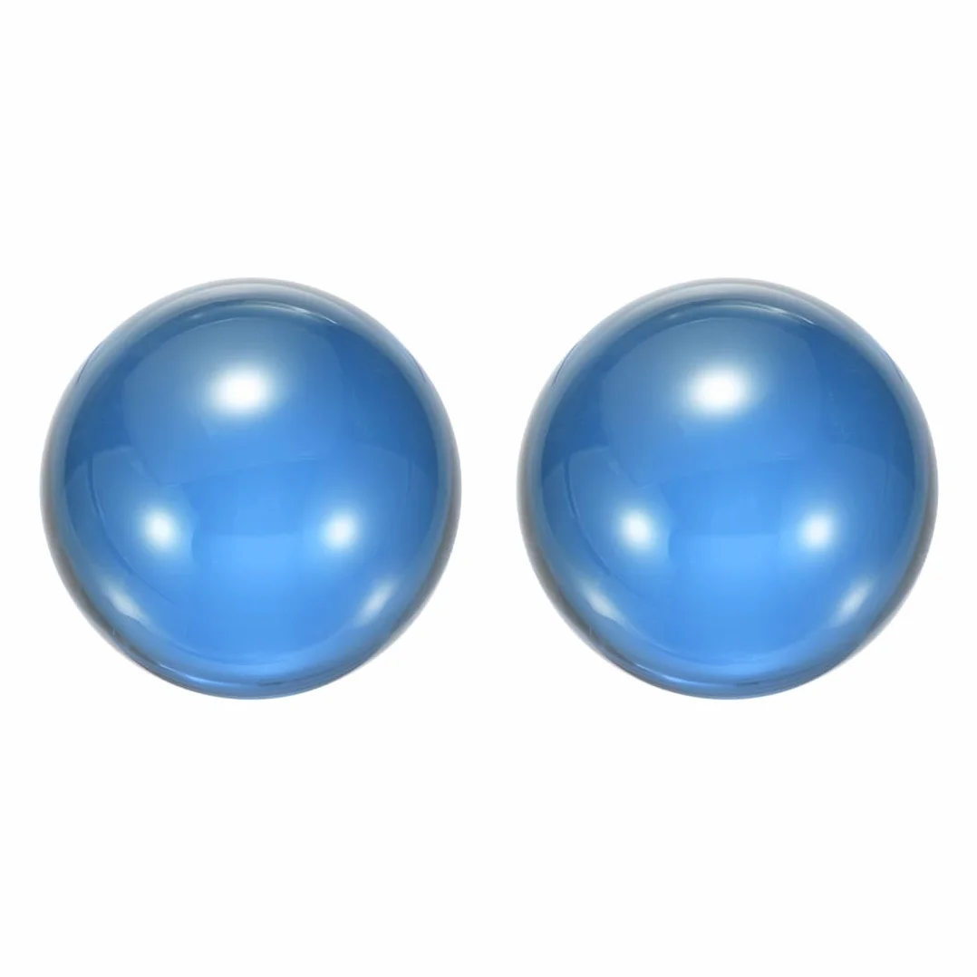 QUARKZMAN Sfera Acrilica Trasparente Per Giocoleria 1"- 25mm Blu