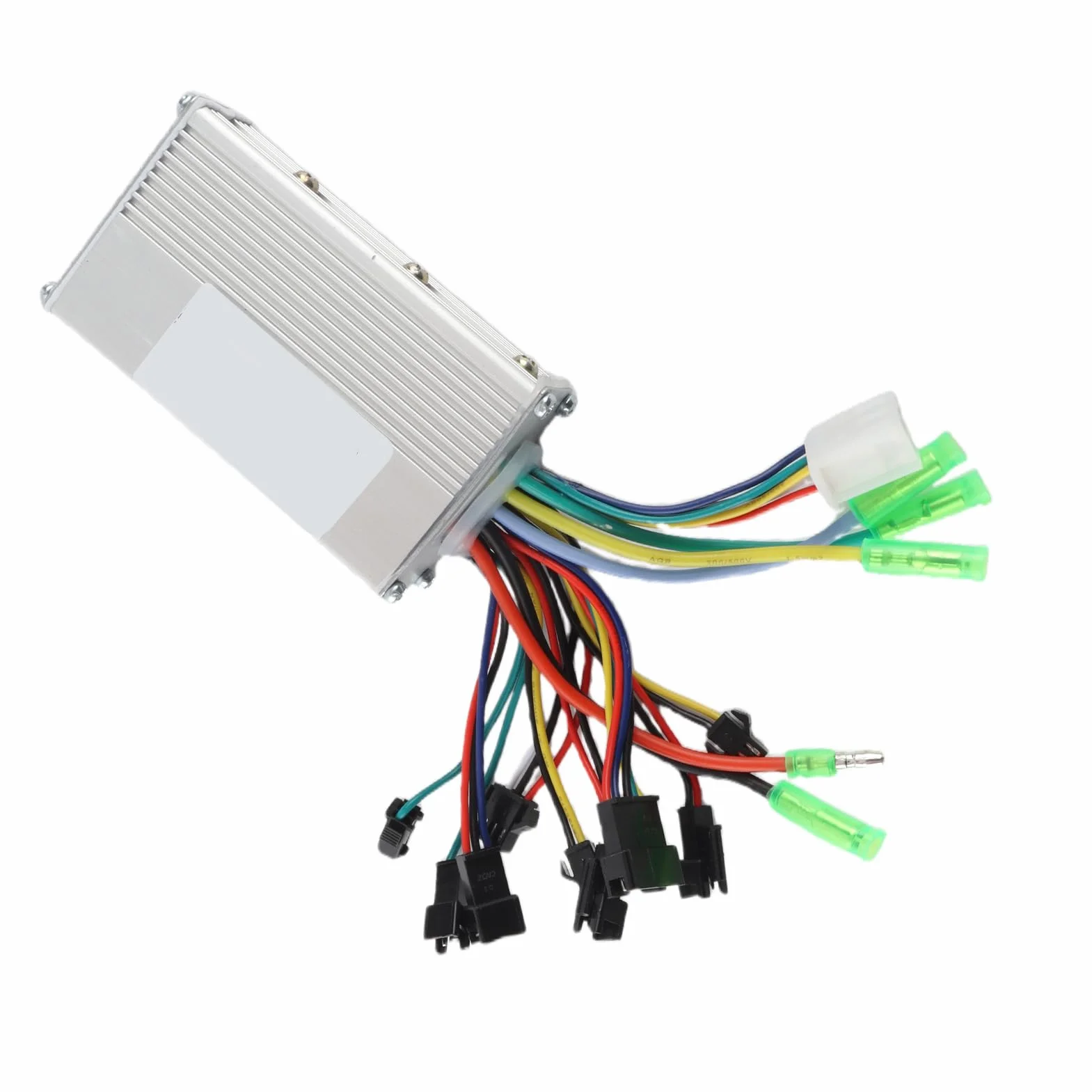 Controller Motore CC 36V 48V Controller Compatto e Durevole per Bici Elettriche con Cablaggio in Lega di Alluminio