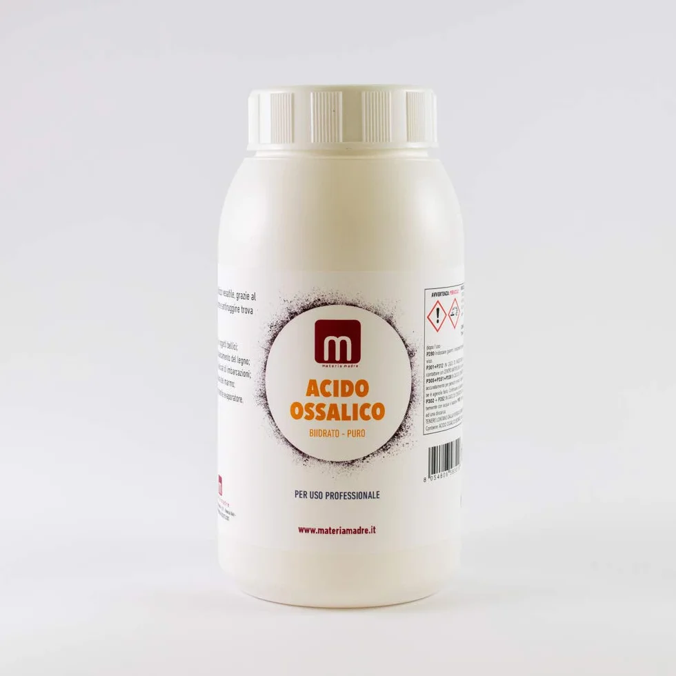 ACIDO OSSALICO PURO SEMOLATO BIIDRATO O DIIDRATO 750g