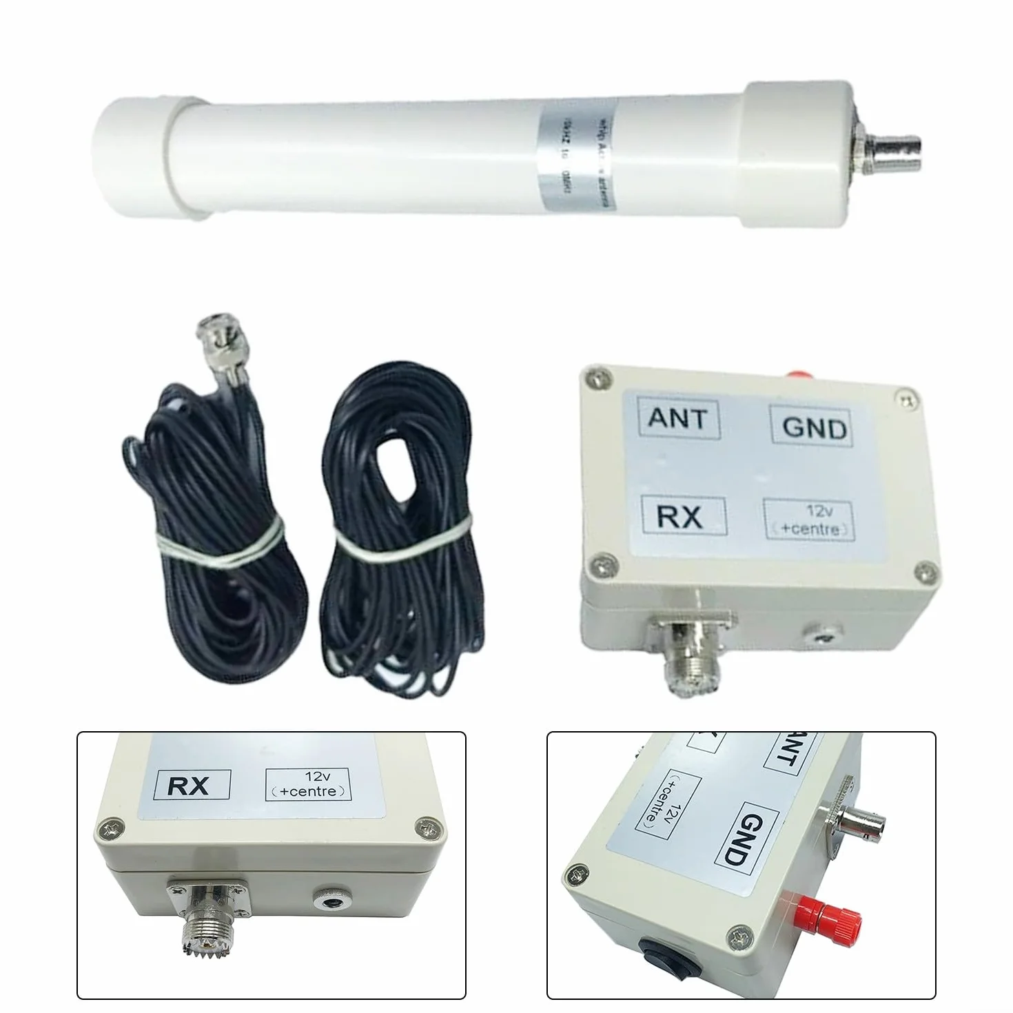 SPORTARC Mini Whip Antenna Attiva Set Antenna Onda Corta, 10 kHz - 30 MHz