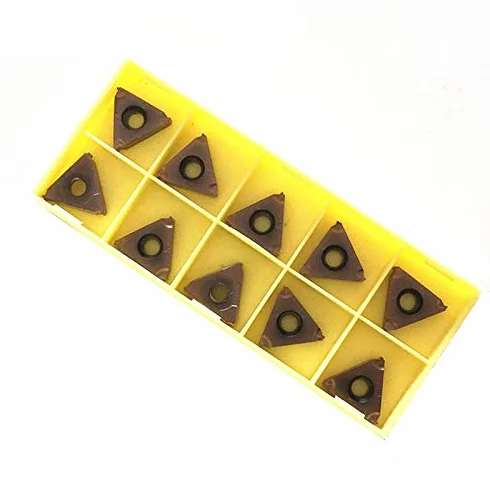 CNC tornio Utensile Filettatura Inserto in Carburo 16IR2.5 ISO LF6018 Per SNR Filettatura Titolare Acciaio Inox