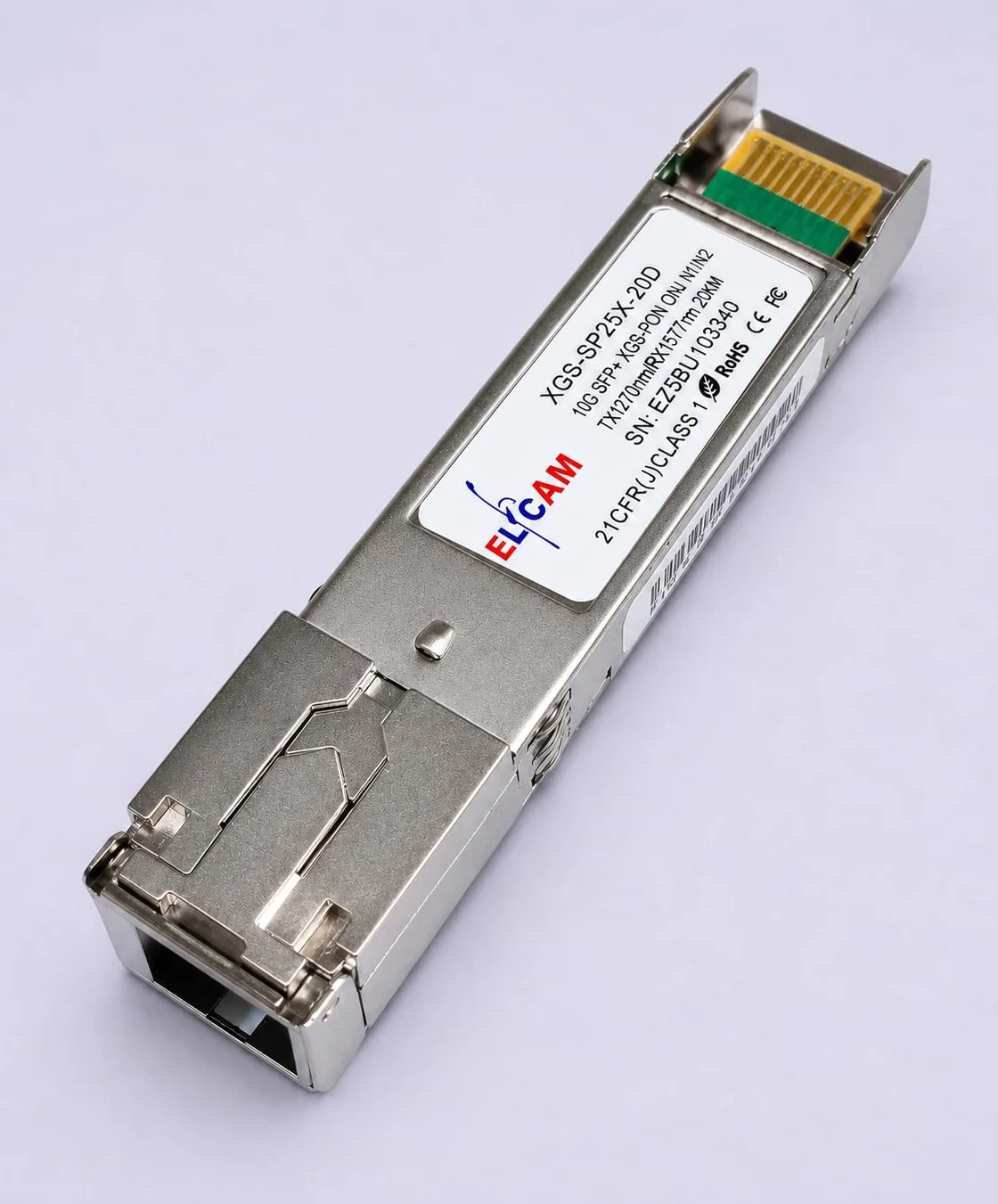 FRITZ!Box 5590 5530 XGS-PON Modulo Ottico 10G SFP+ SC/UPC ITU-T G.9807 1270/1577nm 10Gbit/s