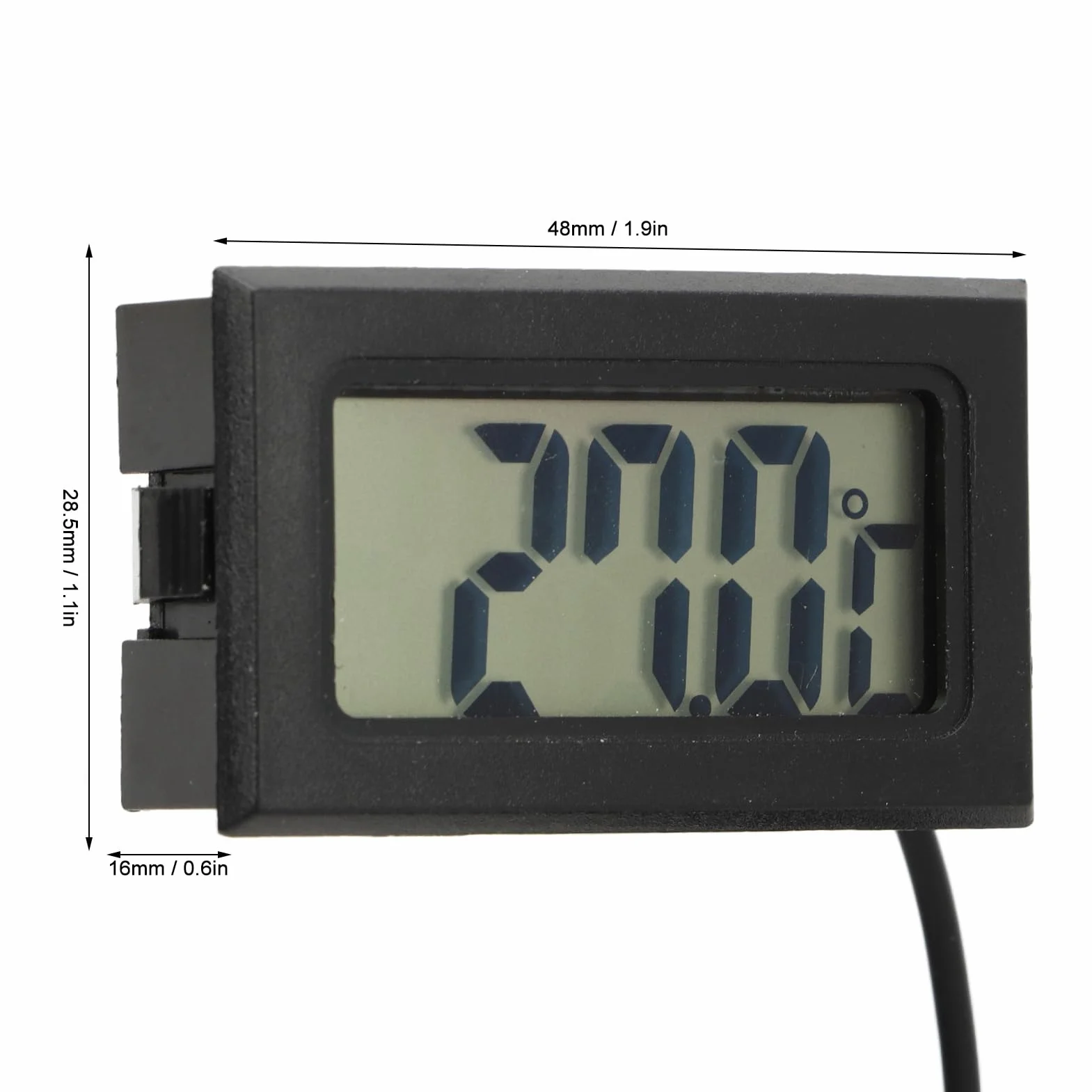 Termometro Digitale LCD Impermeabile Sonda Temperatura per Incubatore