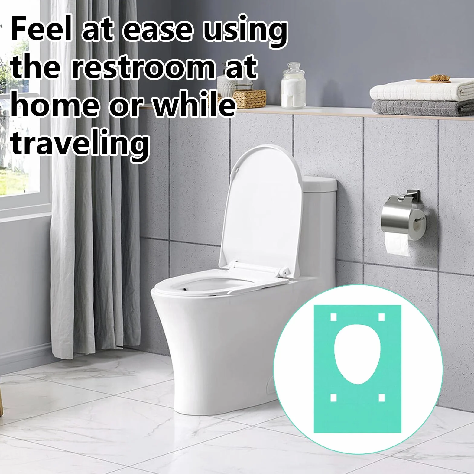 Cuscino per WC usa e getta 60 pezzi 40x60 cm universale lavabile in lavastoviglie versione estesa campeggio viaggi verde