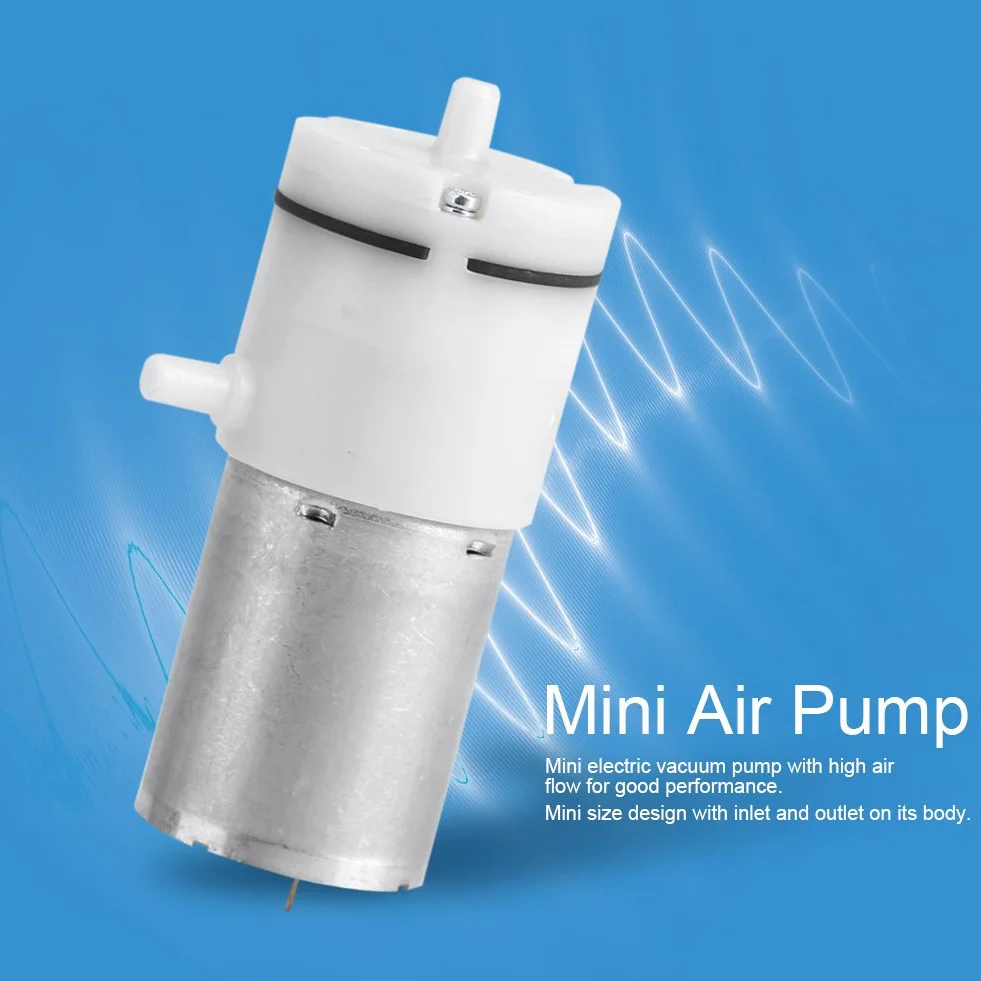 Jadeshay Pompa Acqua,DC 12V Mini Pompa Aria Micro Vuoto Elettrica Pompa per Strumento di Trattamento Medico,Acquario,Serbatoio d’Ossigeno e Elettrodomestici