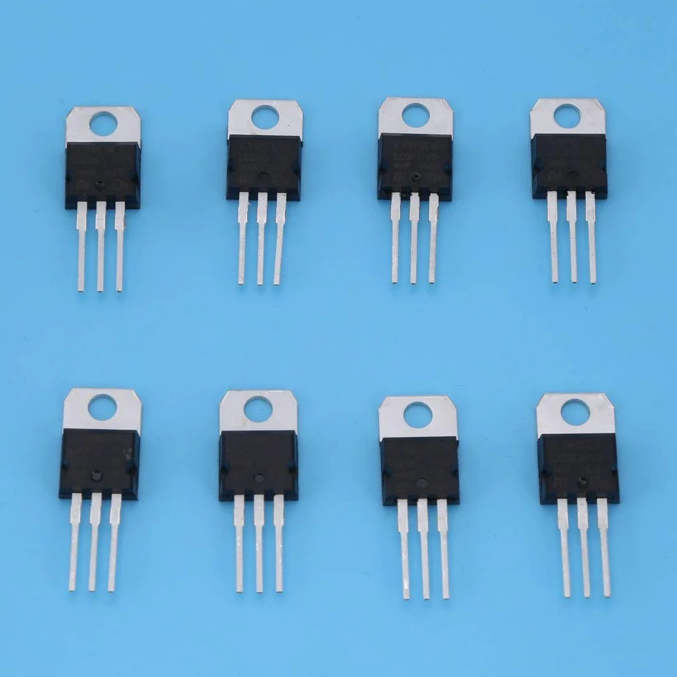 Kit di transistor JFET da 40 pezzi kit di IC per regolatori di tensione da 8 transistor di amplificazione a banda larga del segnale per regolatori di tensione 7805 7809 7905 LM317 con modalità di guad
