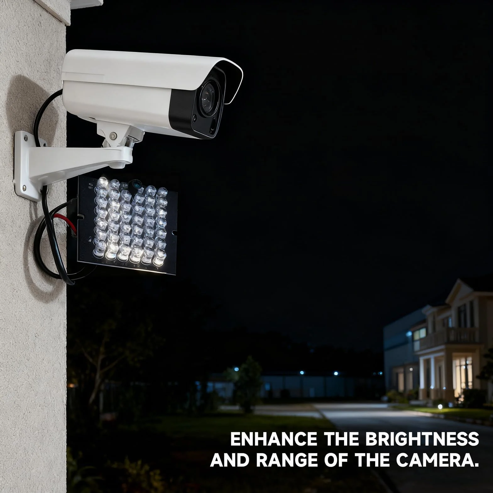 Lampada a infrarossi 940nm DC12V 48 LED CCTV Illuminatore per telecamera di sicurezza