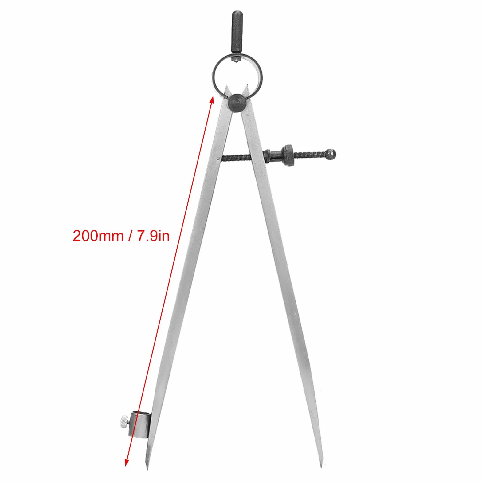 Divisore alare regolabile 200 mm precisione pinza bussola con portapenne