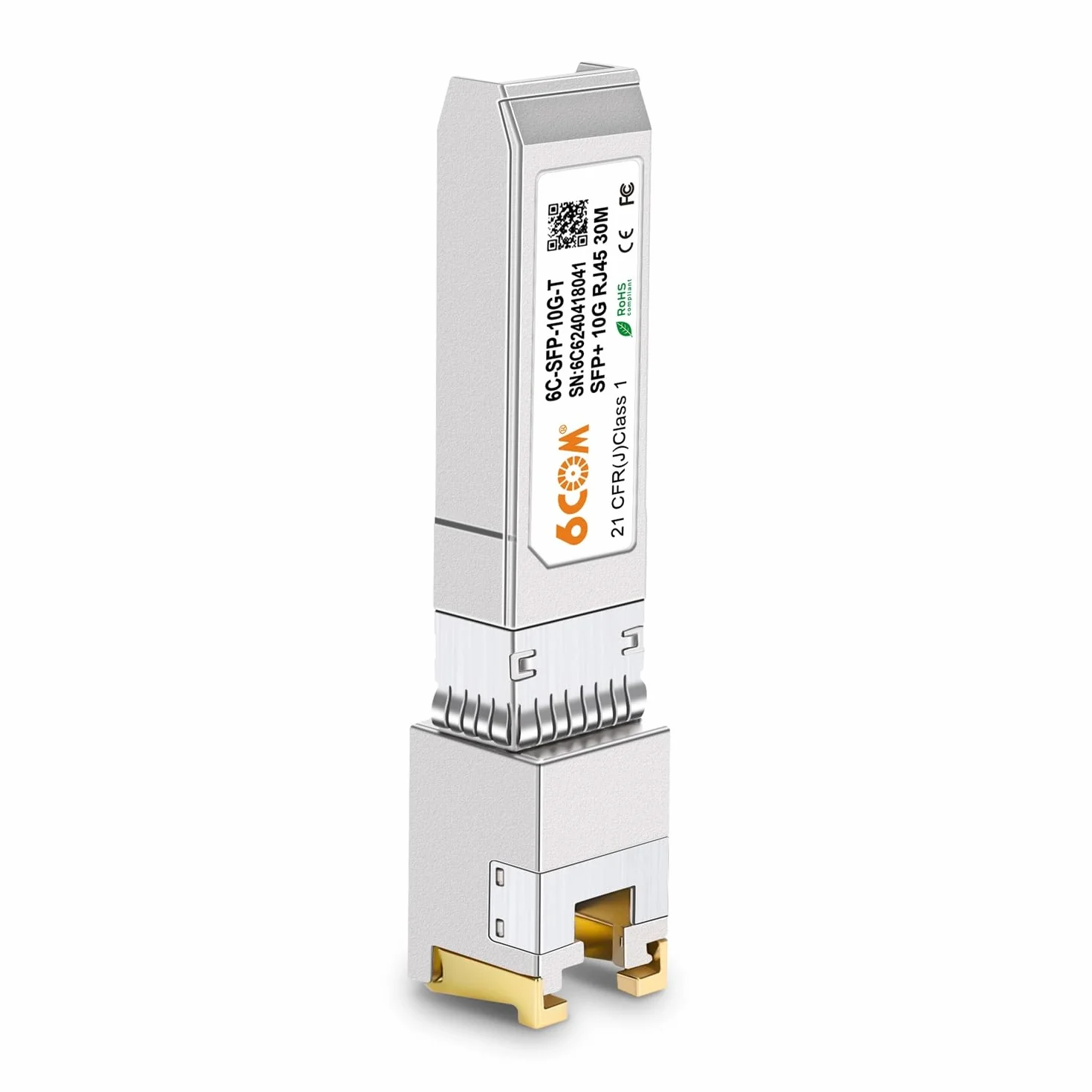 Ricetrasmettitore 10G SFP+ RJ45 10GBase-T CAT6A/CAT7 30m Cisco SFP-10G-T-S Ubiquiti UF-RJ45-10G MikroTik S+RJ10 D-Link