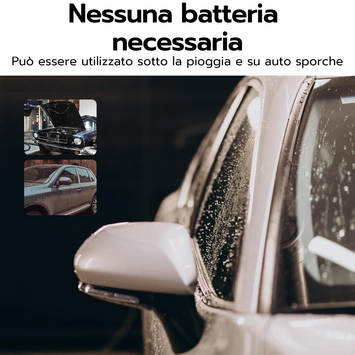 Misuratore di Vernice per Auto, Spessimetro Magnetico, Tester di Spessore Rivestimento, Rivelatore di Danni