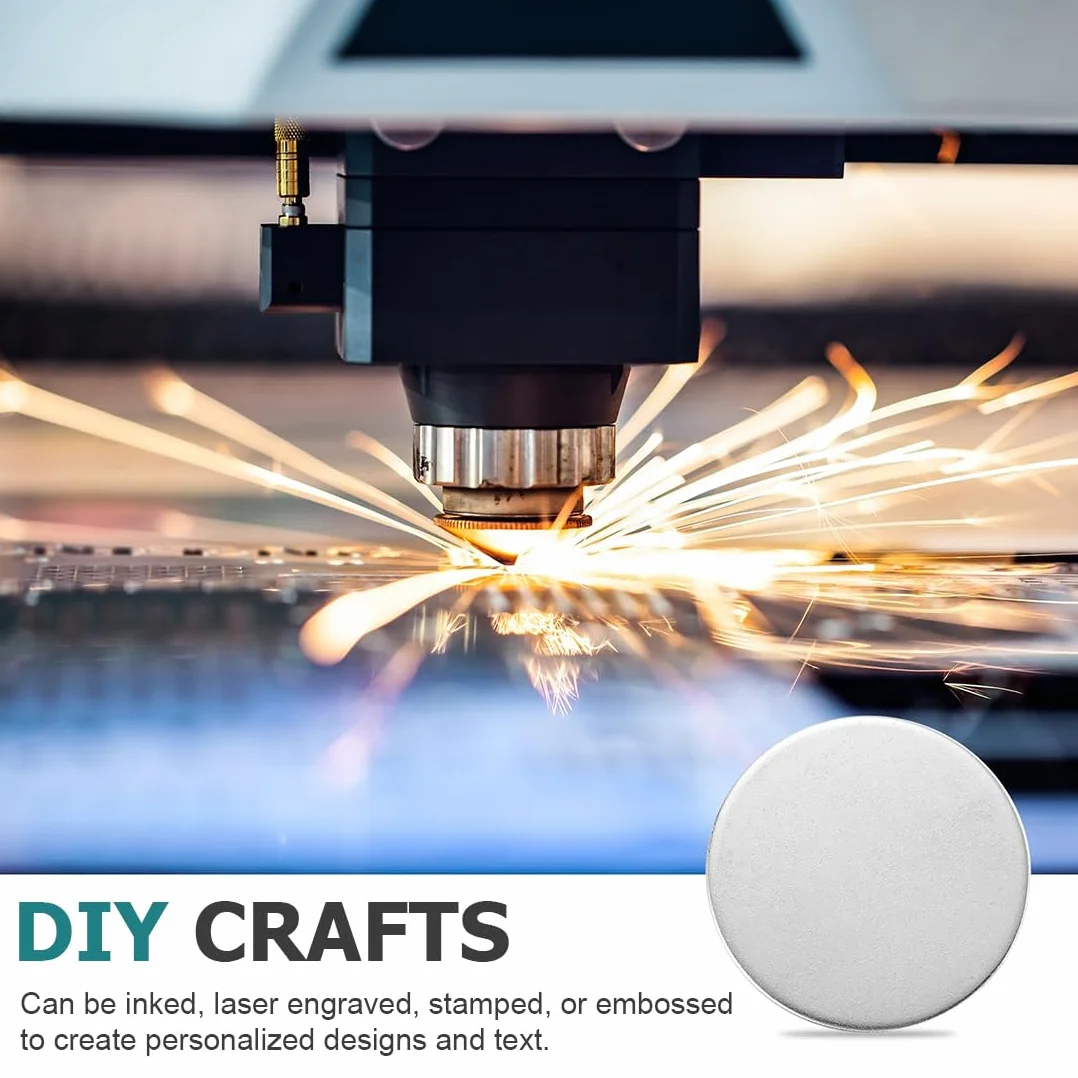 20 pezzi piastra rotonda in acciaio inossidabile 304 diametro 25 mm spessore 2,5 mm per artigianato stampaggio metalli
