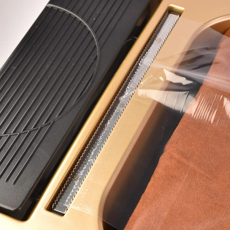 A.M.C. Amc Dispenser copriscarpe professionale Elegance, distributore automatico pellicola monouso 600 strappi, Oro