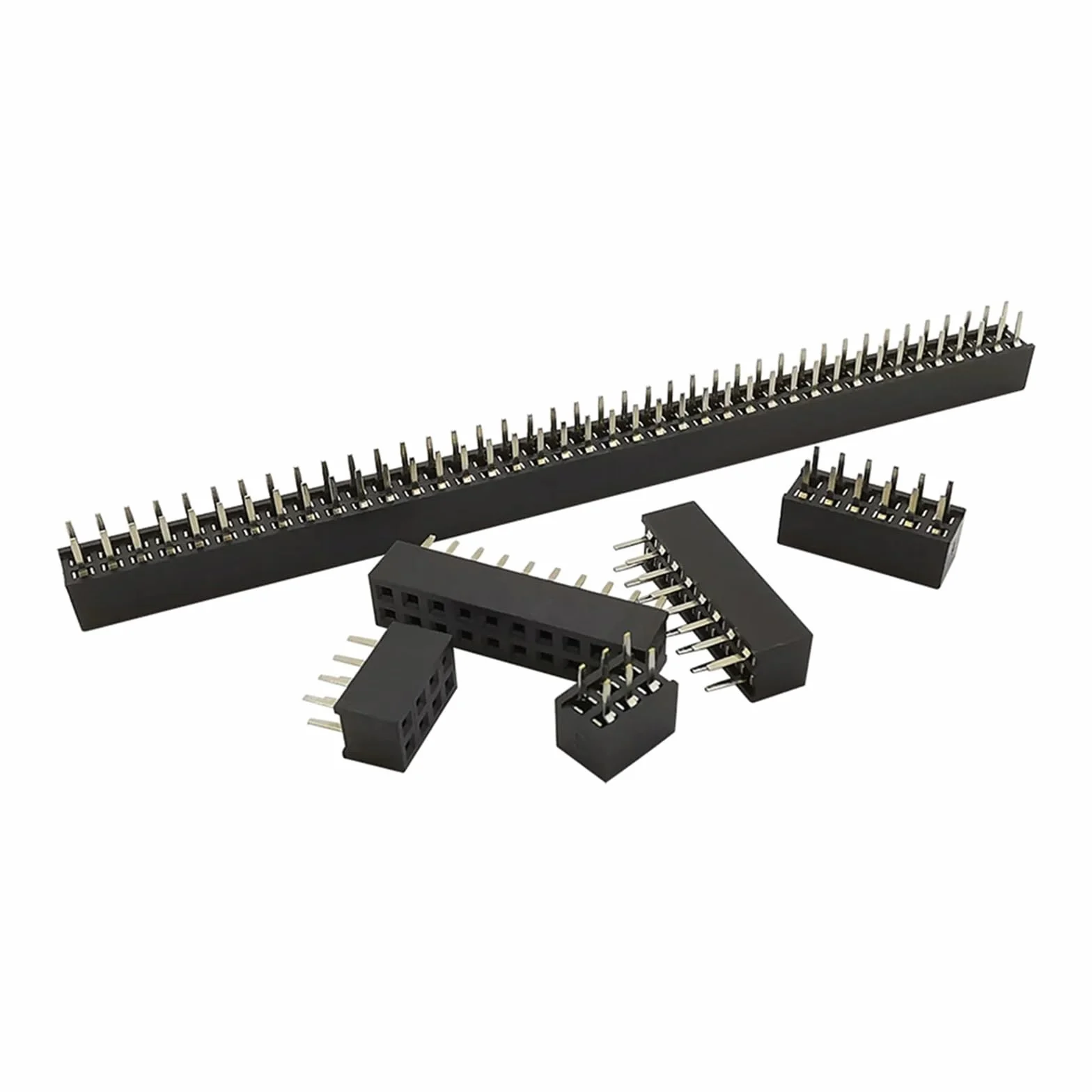 MIUYTRN 10 Pezzi 2 mm 2,0 mm Passo 2x2/3/4/5/6/7/8/9/10/12/15/20/22/25/30/40 Pin Doppia Fila Femmina Dritto connettore a Striscia Presa cuicui(2x8Pin)