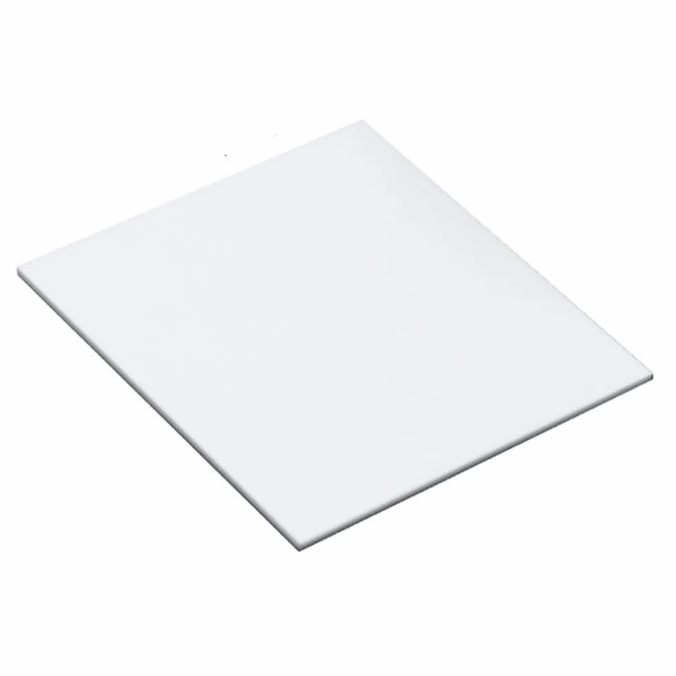Pannello isolante in ceramica di allumina bianca 100x100x5mm resistente alle alte temperature