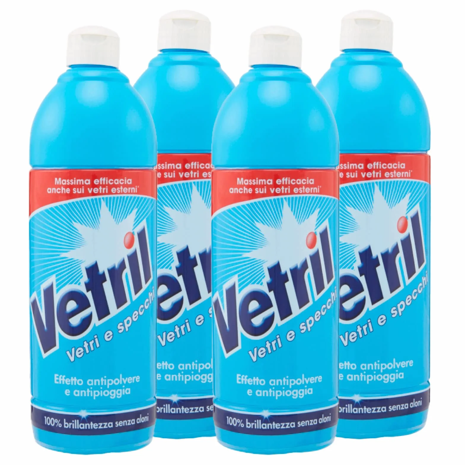 Vetril Squeeze Detergente Vetri e Specchi Multisuperficie 650 ml x 4 Pezzi