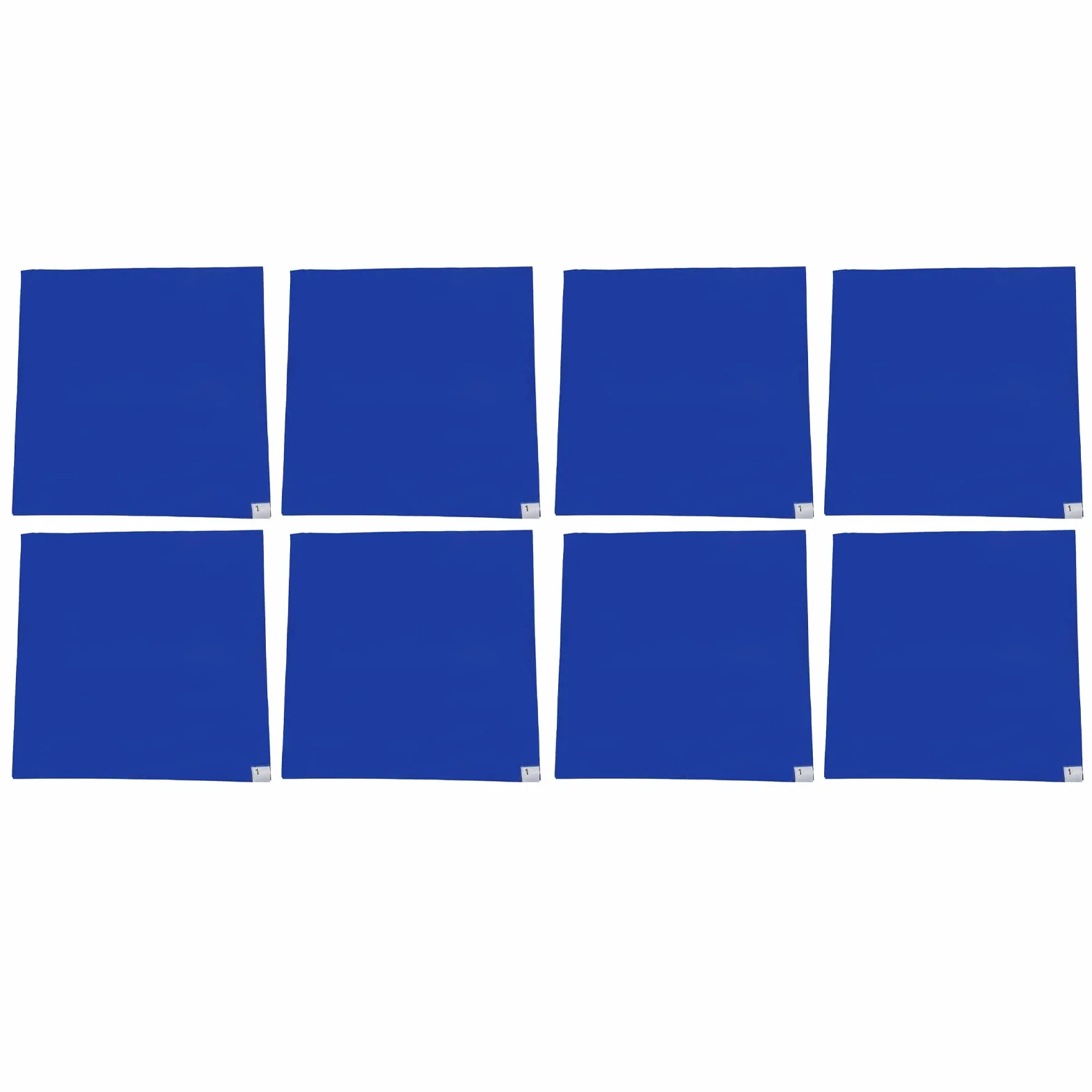 Tappetino Adesivo per Camere Bianche 18x36 Pollici 10 Pezzi Blu