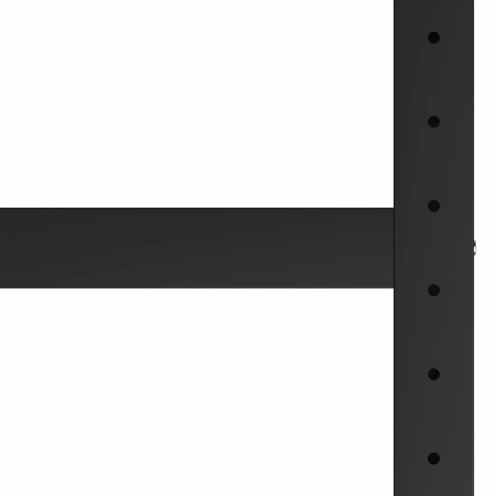 vidaXL Telaio per Banco da Lavoro in Metallo 150x57x79 cm Nero e Rosso