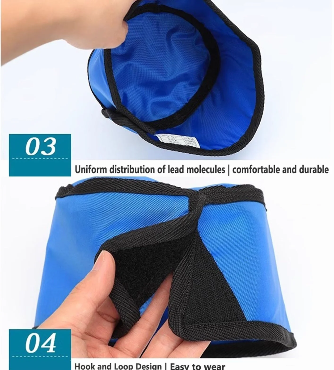 Grembiule di Piombo Protezione per la testa con scudo a raggi X per radiazioni con cappuccio in piombo, protezione per la testa in cappello di protezione dalle radiazioni per indumenti in gomma al pio
