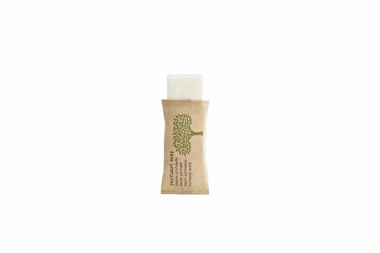 Saponetta profumata flow pack Confezione 150 pezzi 10 grammi Linea Cortesia Hotel Natura carta Bio