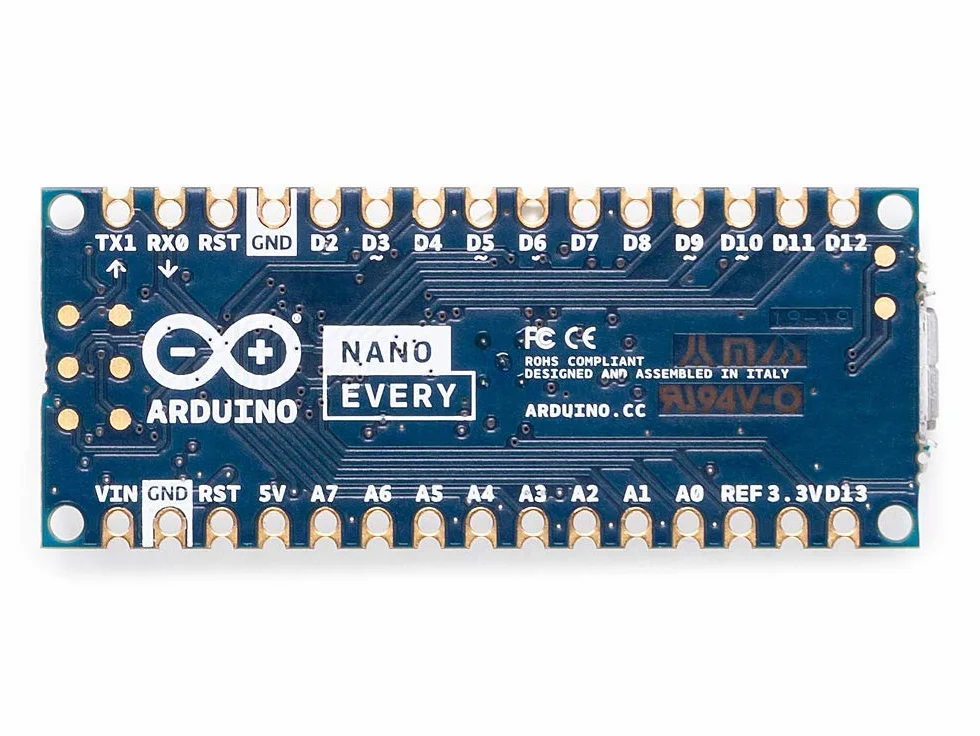 Arduino Nano Every Single Board ATmega4809 compact microcontroller board for Arduino IDE projects