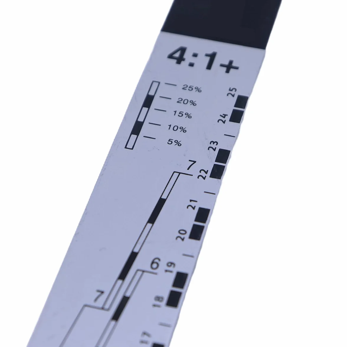 Righello per proporzioni di vernice 32 cm per miscelazione colori acrilici, a base d'acqua e olio
