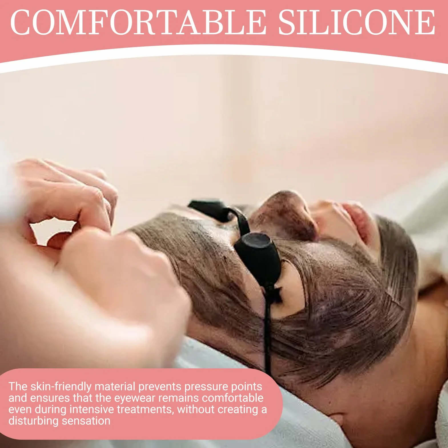 3 Pezzi Occhiali Infrarossi, Occhiali di Protezione Solarium, Occhiali di Protezione UV, Occhialini sole spiaggia, per IPL UV luce Terapia a Infrarossi, Beauty Clinic (Nero)