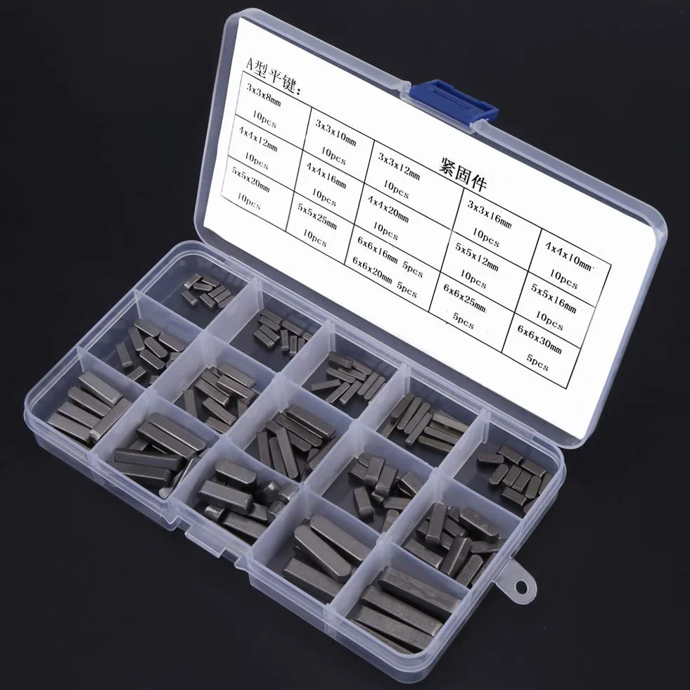 FTVOGUE Set di Chiavi per Albero di Trasmissione Parallele, 140 Pezzi, Acciaio Inossidabile, 8-30 mm, con Scatola in Plastica