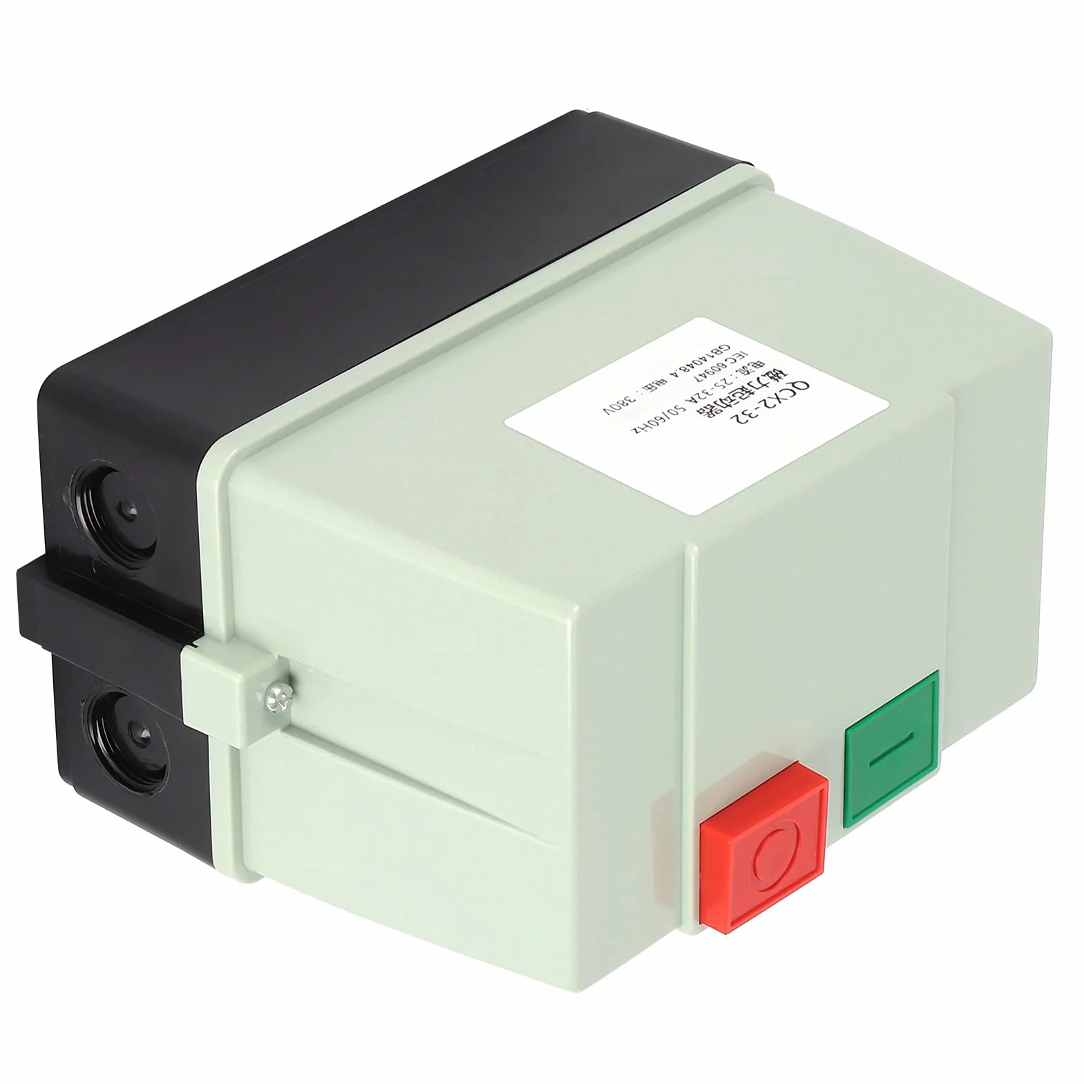 Avviatore Magnetico per Motore Asincrono Trifase, Interruttore Magnetico AC 380V 25-32A con Protezione Sovraccarico/perdita di Fase/guasto di Fase - Funzione di Avviamento Diretto