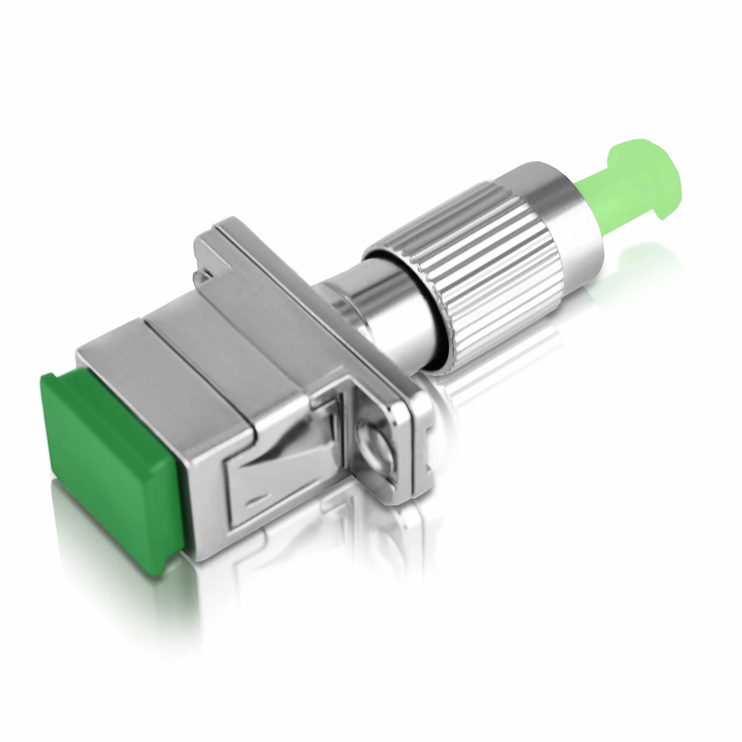 SM 4PCS FC-SC Adattatore Fibra Ottica FC APC(Maschio) a SC APC(Femmina) Connettore Adattatore 9/125um FC/SC Hybrid Adapter per OTDR/OLS/OPM/VFL/Fibra Ottica(FCAM-SCAF4)