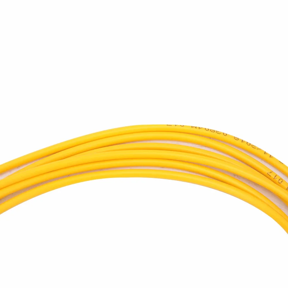 Garosa 2 pezzi Cavo Patch Fibra Ottica FC/UPC a FC/UPC, Singolo Modo, Cavo Jumper Giallo per Connessione Industriale, Cavi in Fibra per Rete LAN