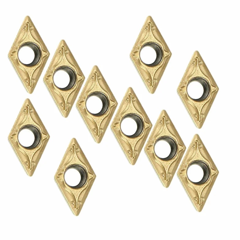 10 inserti in carburo per Mitsubishi DCMT 21.51 / DCMT 070204 Grado US735