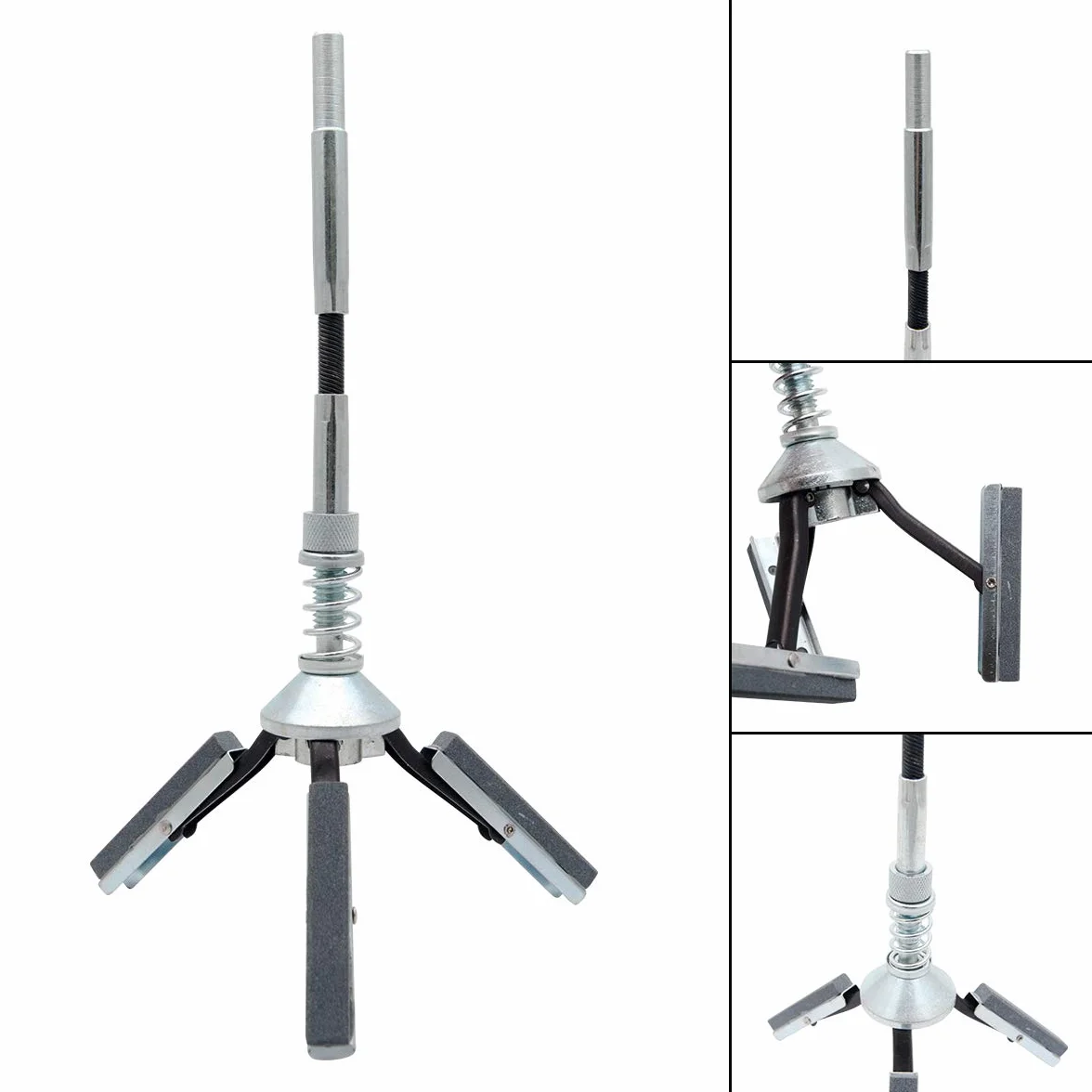Riloer Strumento per levigatura del cilindro del motore dell'automobile, cilindro del freno, albero flessibile, 3 artigli, strumenti per la macinazione della pietra regolabile, per tosaerba, motore