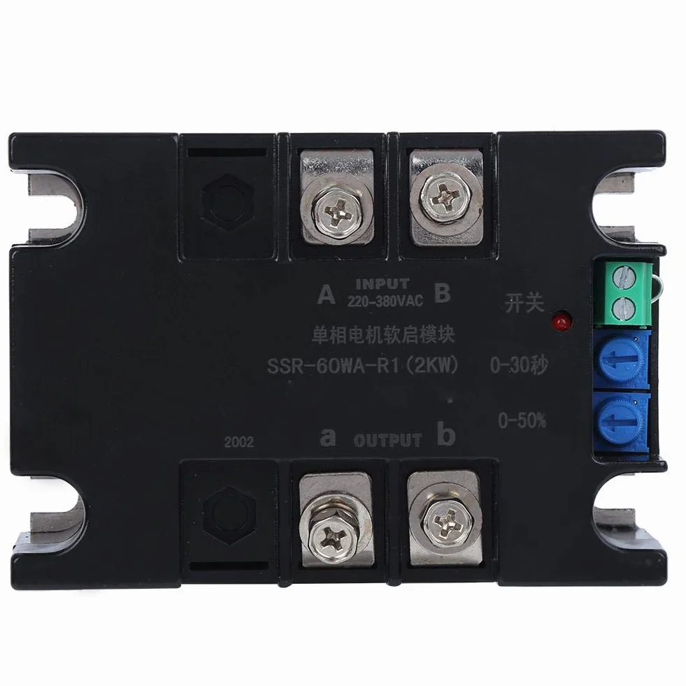 Controllore Soft Start Avviatore Dolce per Pompa Acqua Ventilatore Modulo Monofase Bifase