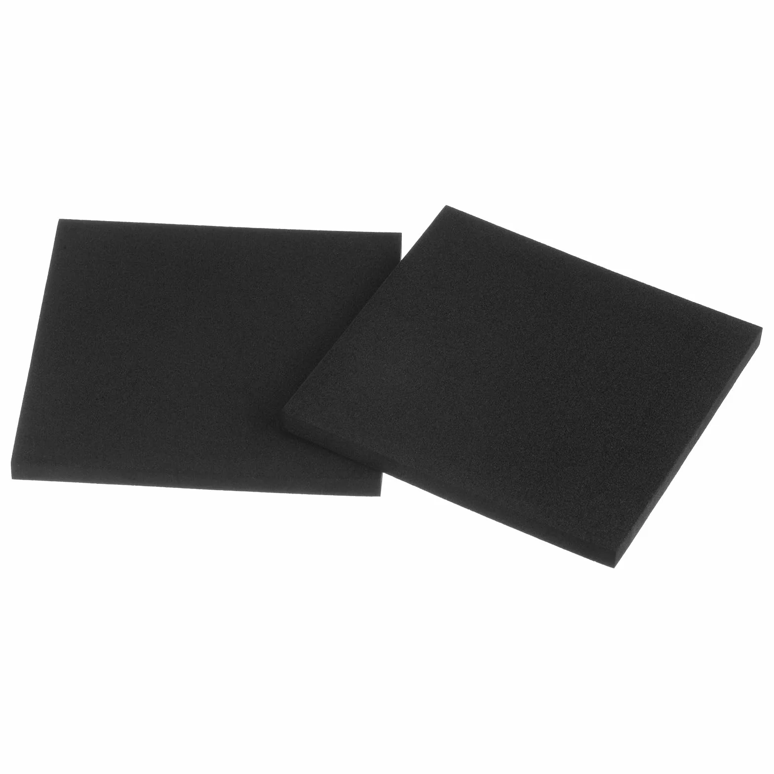 QUARKZMAN 8pz Fogli di Gomma EVA Adesiva 6,35mm Spessore 100mm Quadrato in Schiuma Neoprene Cuscinetti Antivibranti