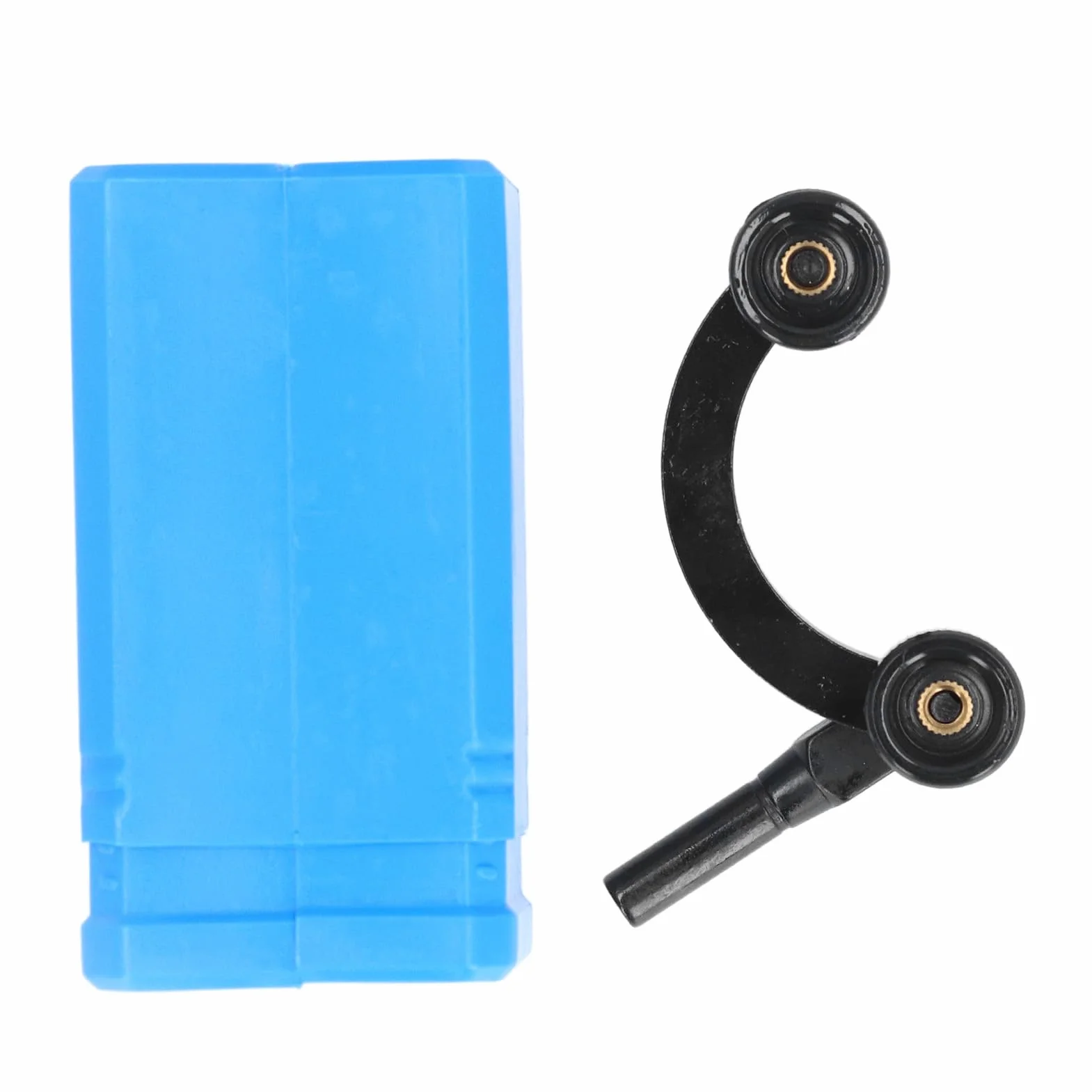 Staffa per Comparatore, Supporto di Centraggio per Comparatore Staffa di Collegamento a Forma di 8 Mm, Asta con Foro 6 Mm per Comparatore, Supporto per Indicatore,