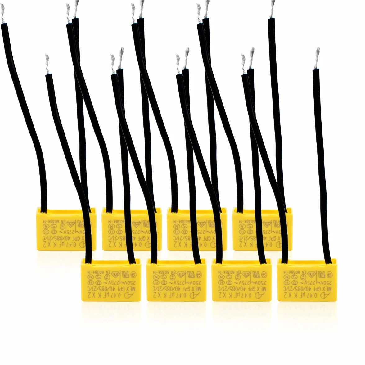 Condensatori di sicurezza X2 275V 0,47uF 10mm 65mm