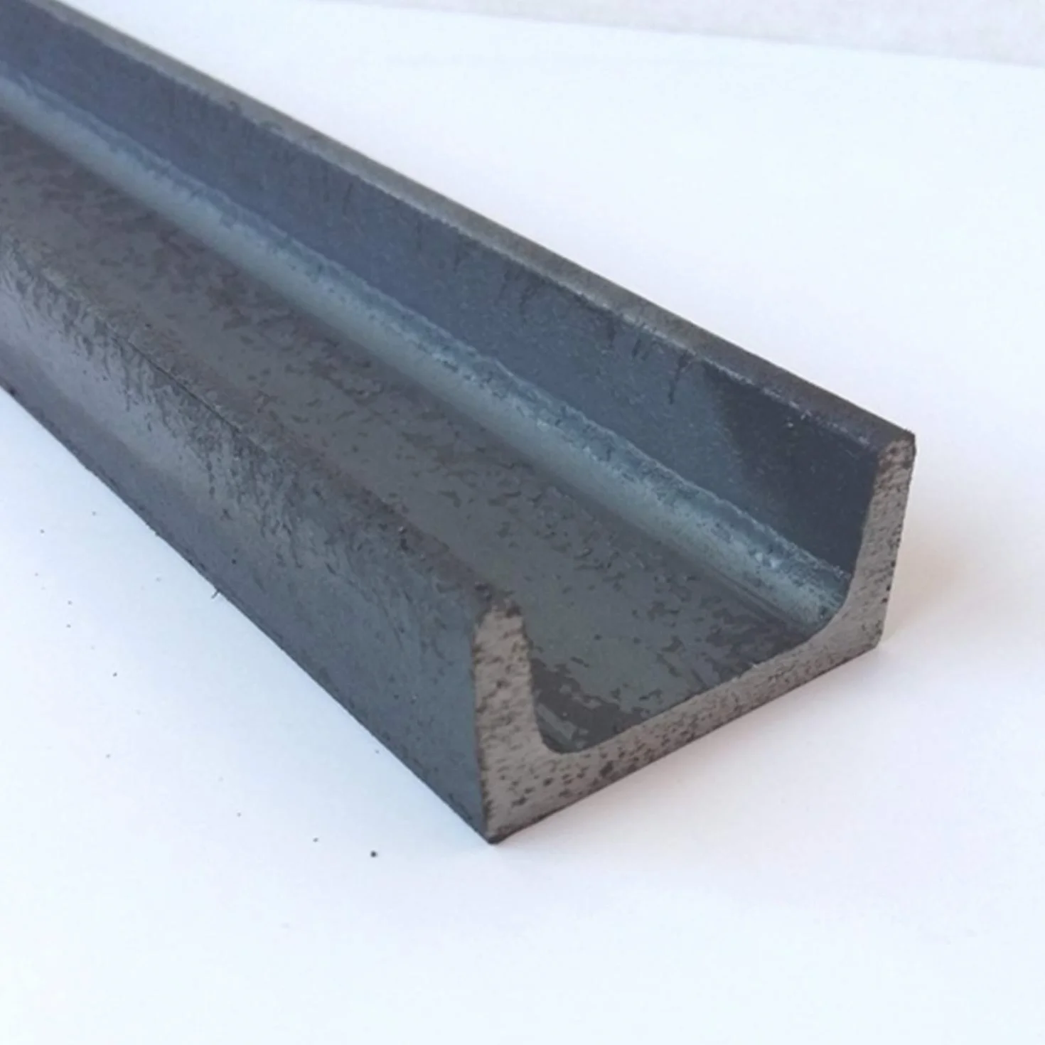 M.P. Metalli barra in ferro liscio a U strutturale 40x20 mm spessore 6 mm 1 mt Made in Italy
