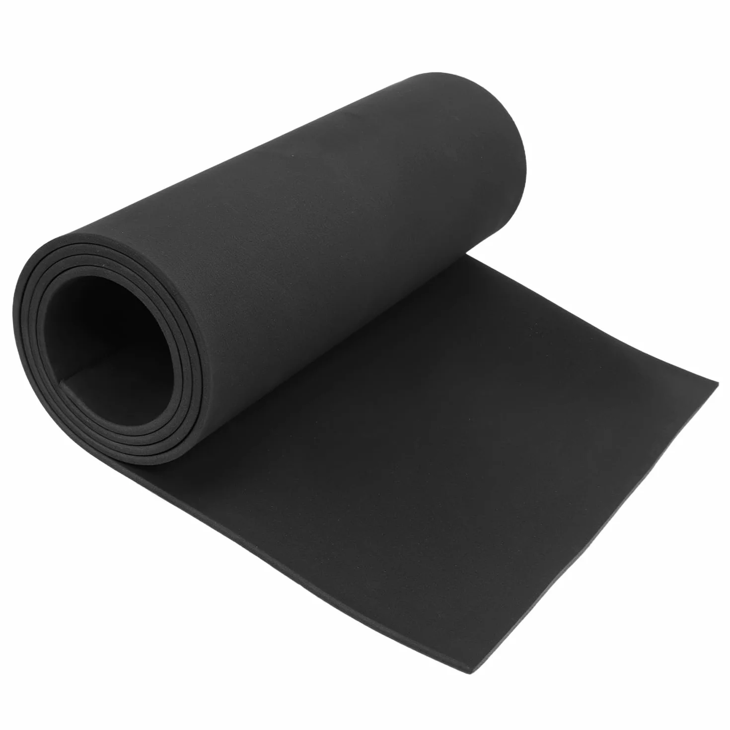 QWORK Rotolo di Schiuma EVA Nera 35 x 150 cm Spessore 5 mm Densità 86 kg/m³ per Cosplay