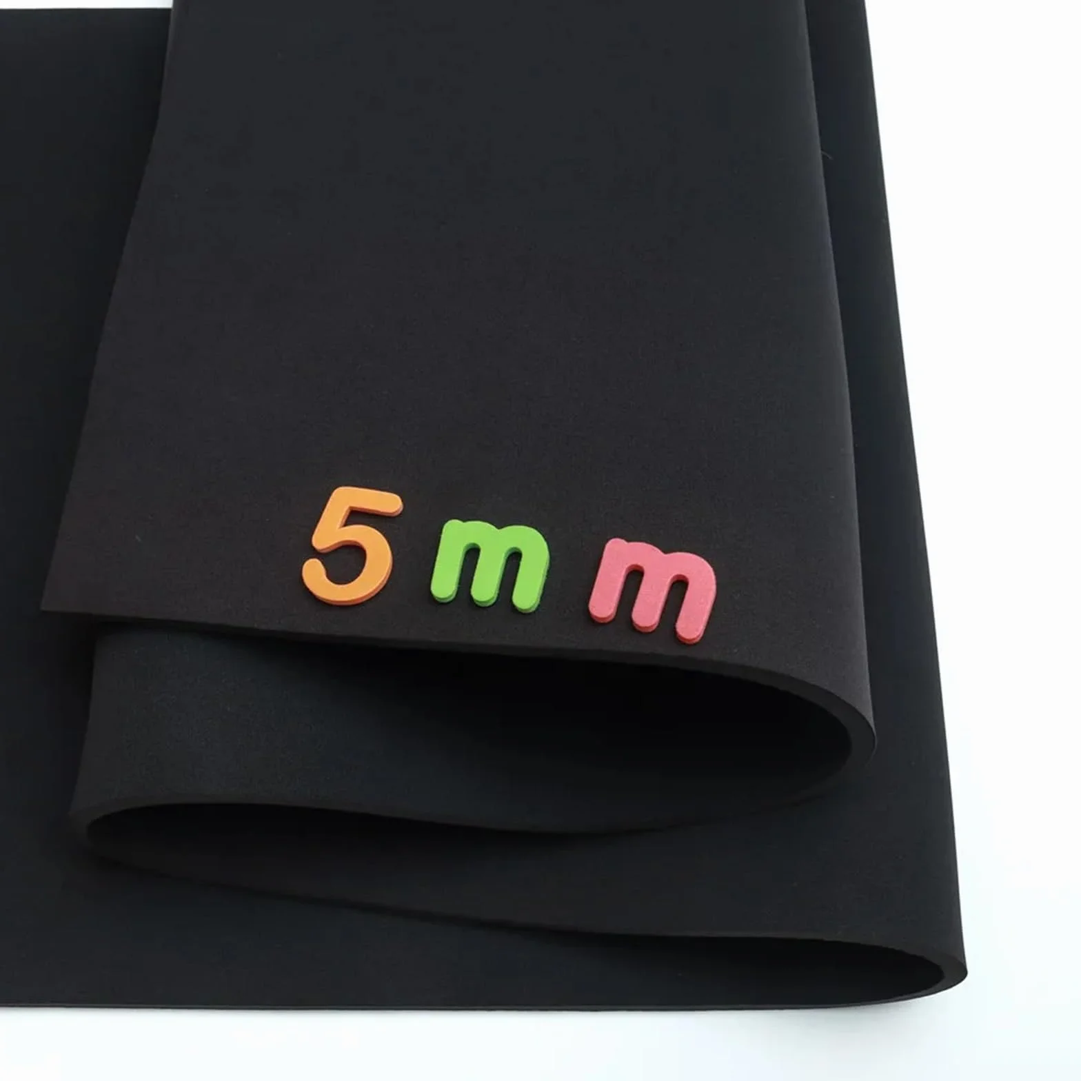 Tessuto Impermeabile al Metro Tessuto elasticizzato for cucire in neoprene nero spesso 5 mm Altro elasticizzato for immersione(45cm x 10cm)