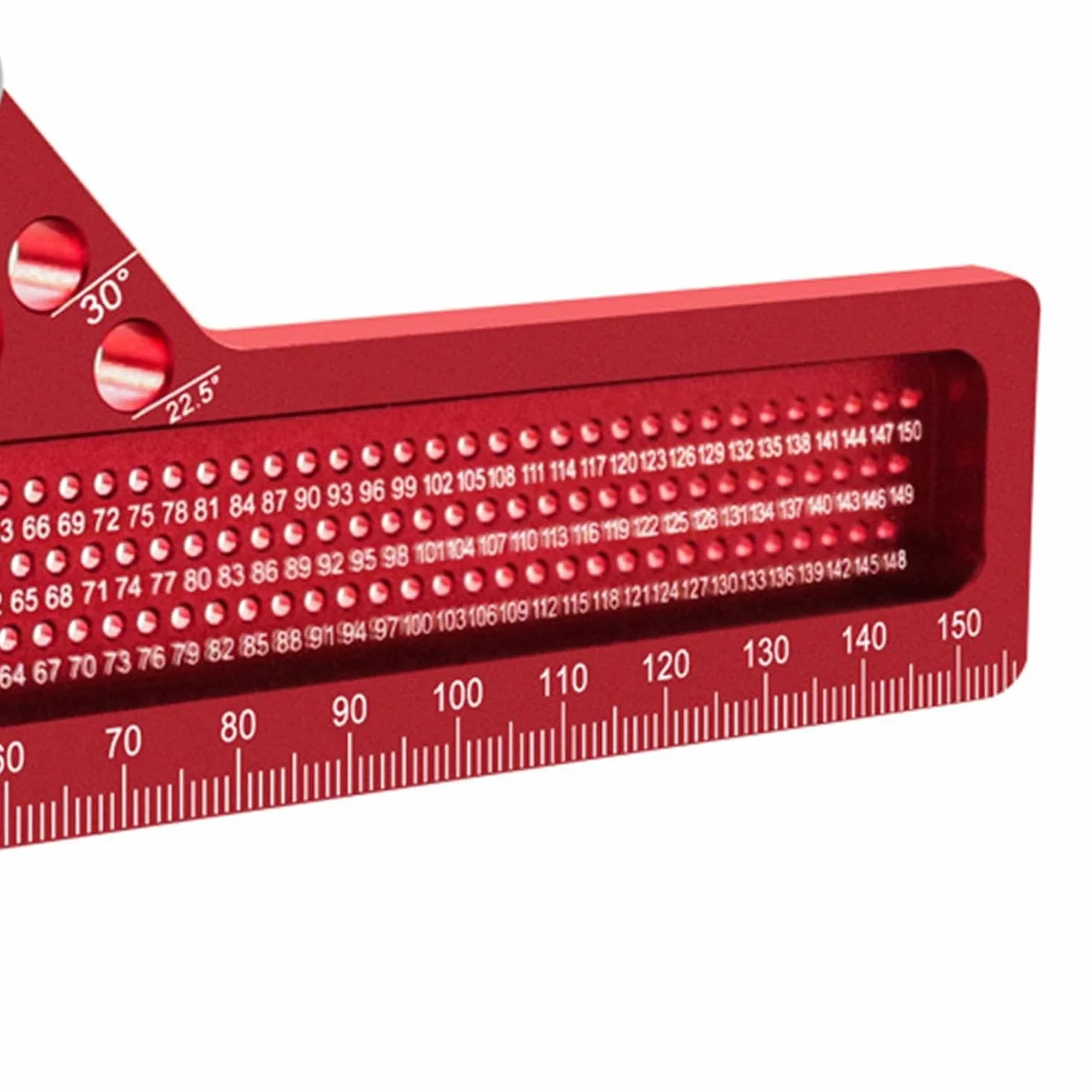 Quadrato Mitre 3D, Regola di misura multi-angolare, Strumento di precisione in lega di alluminio per falegnameria, 15