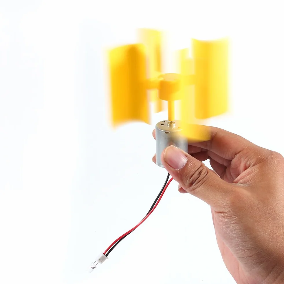 Generatore di elettricità, piccolo motore Turbine eoliche verticali Breeze Generatore di elettricità Kit fai te 100~6000 RPM