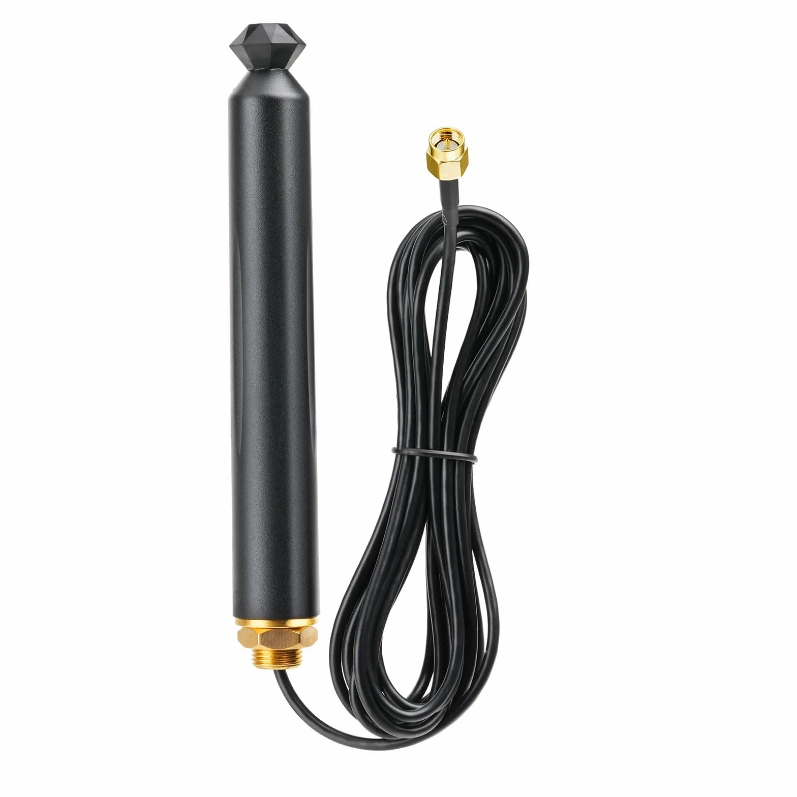 Superbat Antenna Esterna 4G LTE Maschio SMA 10dBi Antenna Omnidirezionale Impermeabile 50Ohm 698-2700MHz con Cavo 3m per Telecamere di Sorveglianza Cellulari Spypoint Link Micro Spartan Tactacam