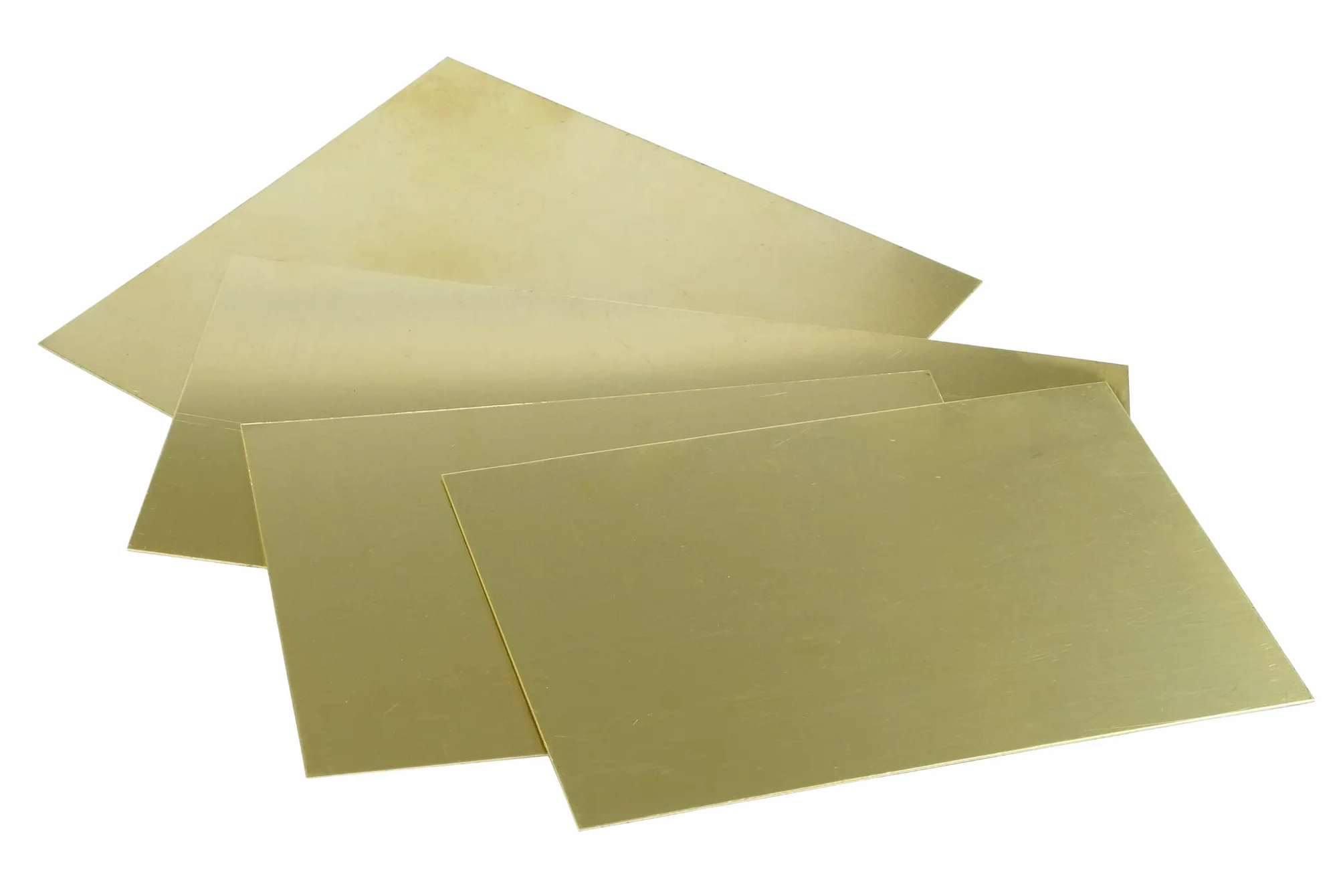 Lamiera di ottone 0,5 mm (Ms63/CuZn37/2.0321), lamiera di taglio a scelta, dimensioni possibili 150 x 400 mm