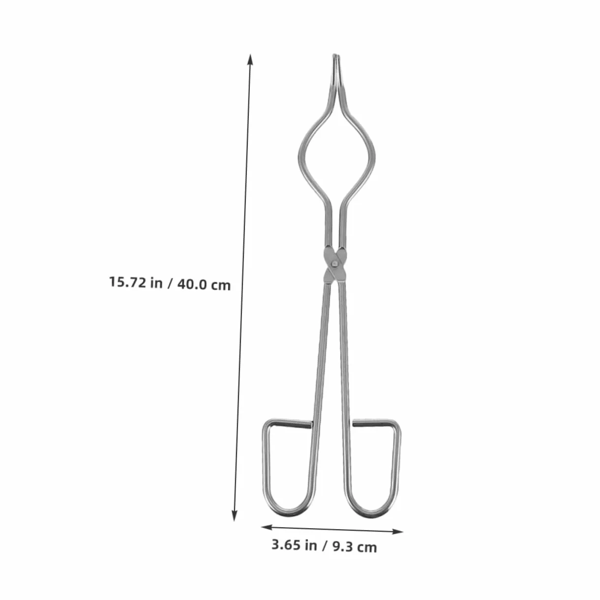 OSALADI Pinza per Fusione di Metalli e Crogiolo in Acciaio Inox 40 Cm, Strumento Laboratorio Leggero e Portatile per Esperimenti Scientifici e Didattica Ragazzo Ragazza