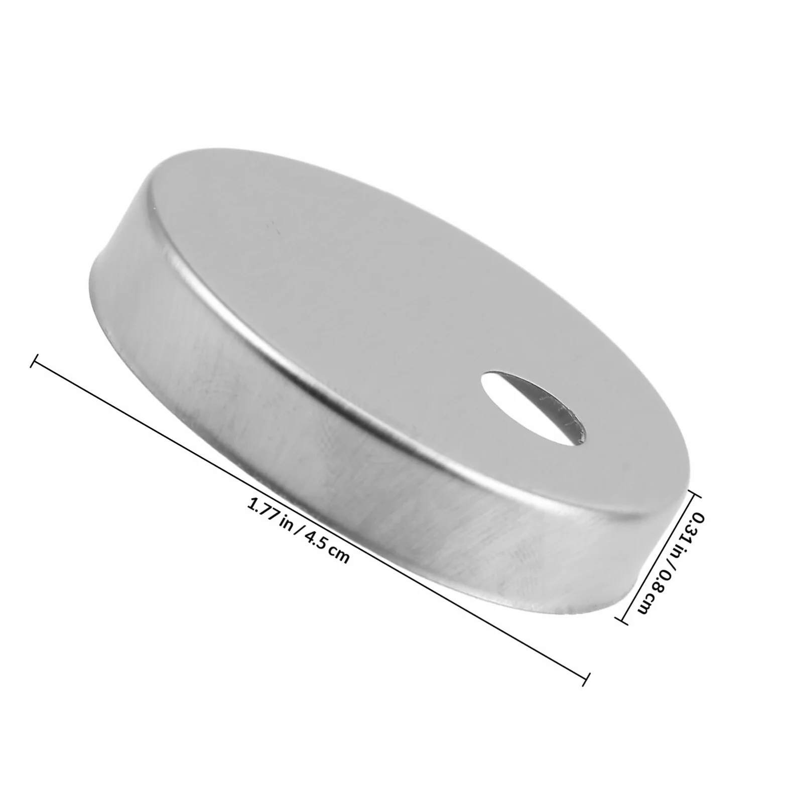 Set 2 Paia Tappi Bulloni Water Acciaio Inox 45mm per Fissaggio Sedile Bagno
