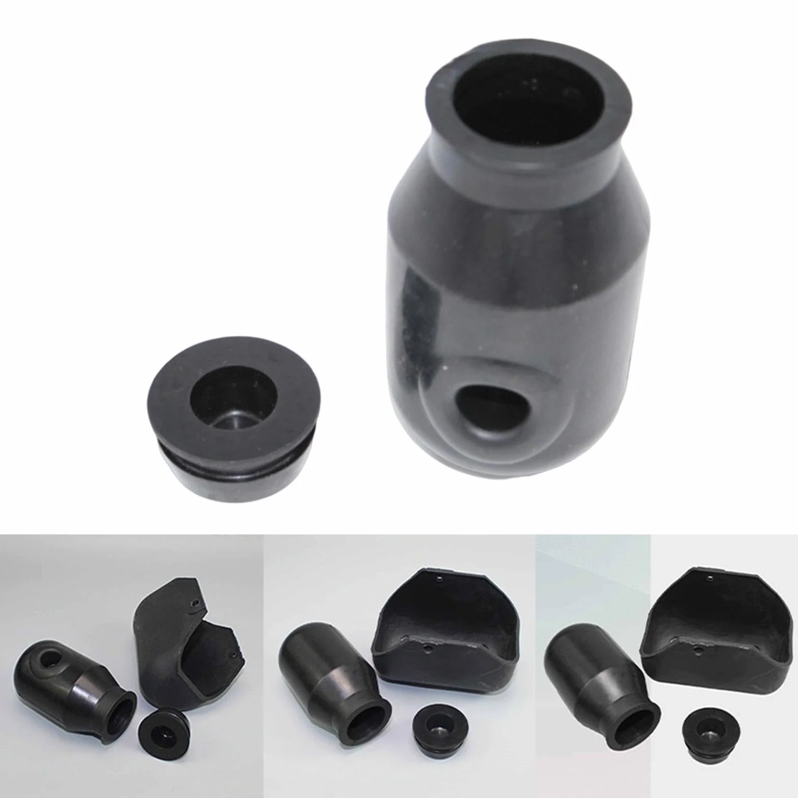 Perfeclan Coperchio Dell'olio12*8 Cm, Serbatoio Dell'olio 11 * 2 Cm, Parte del Cilindro Carrello in Materiale di Gomma Adatto Ai Carrelli Elevatori Manuali Forklift Yibat, 2 Pezzi