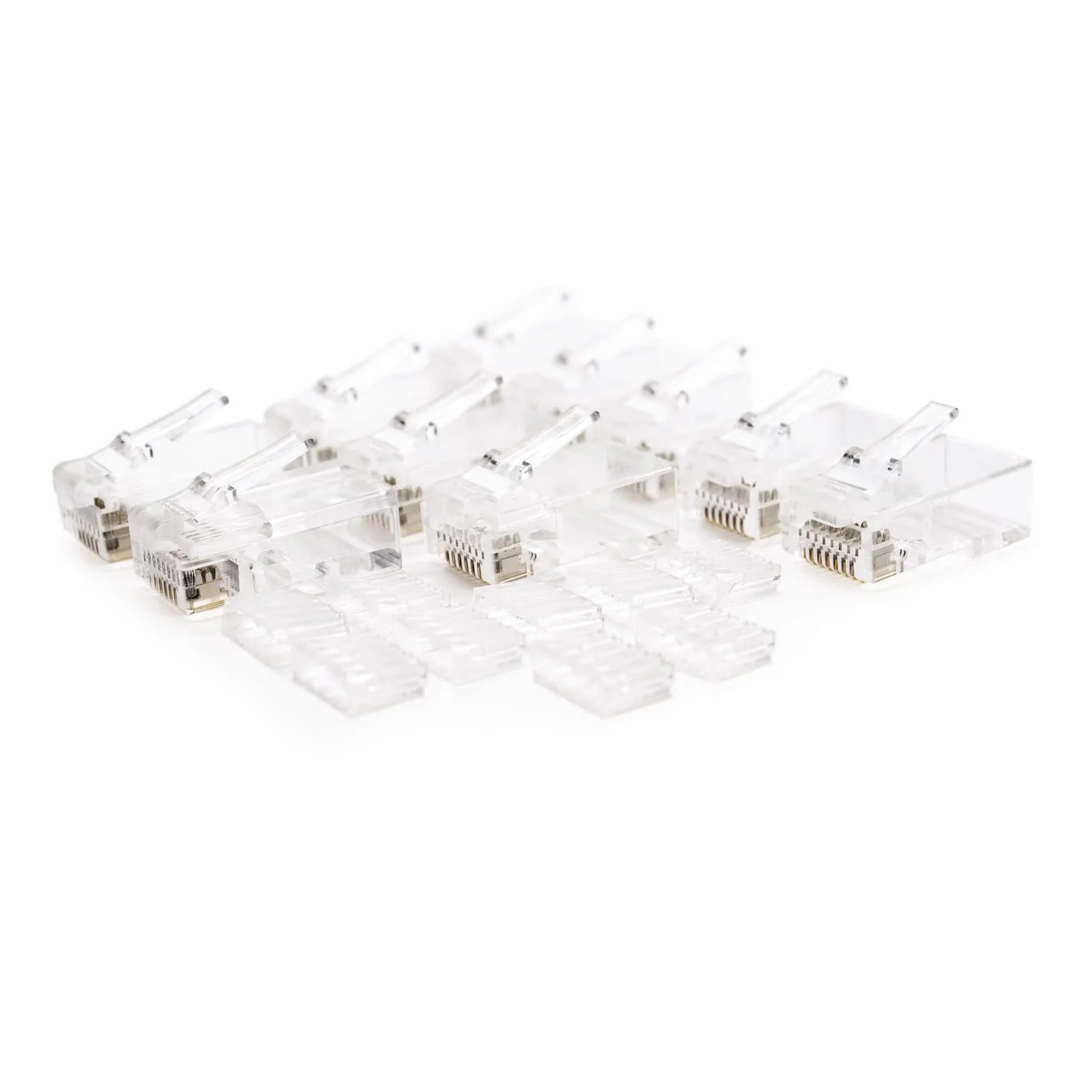 NANOCABLE CONNETTORE RJ45 8 FILI CAT.6 50 UNITÀ BORSA Trasparente
