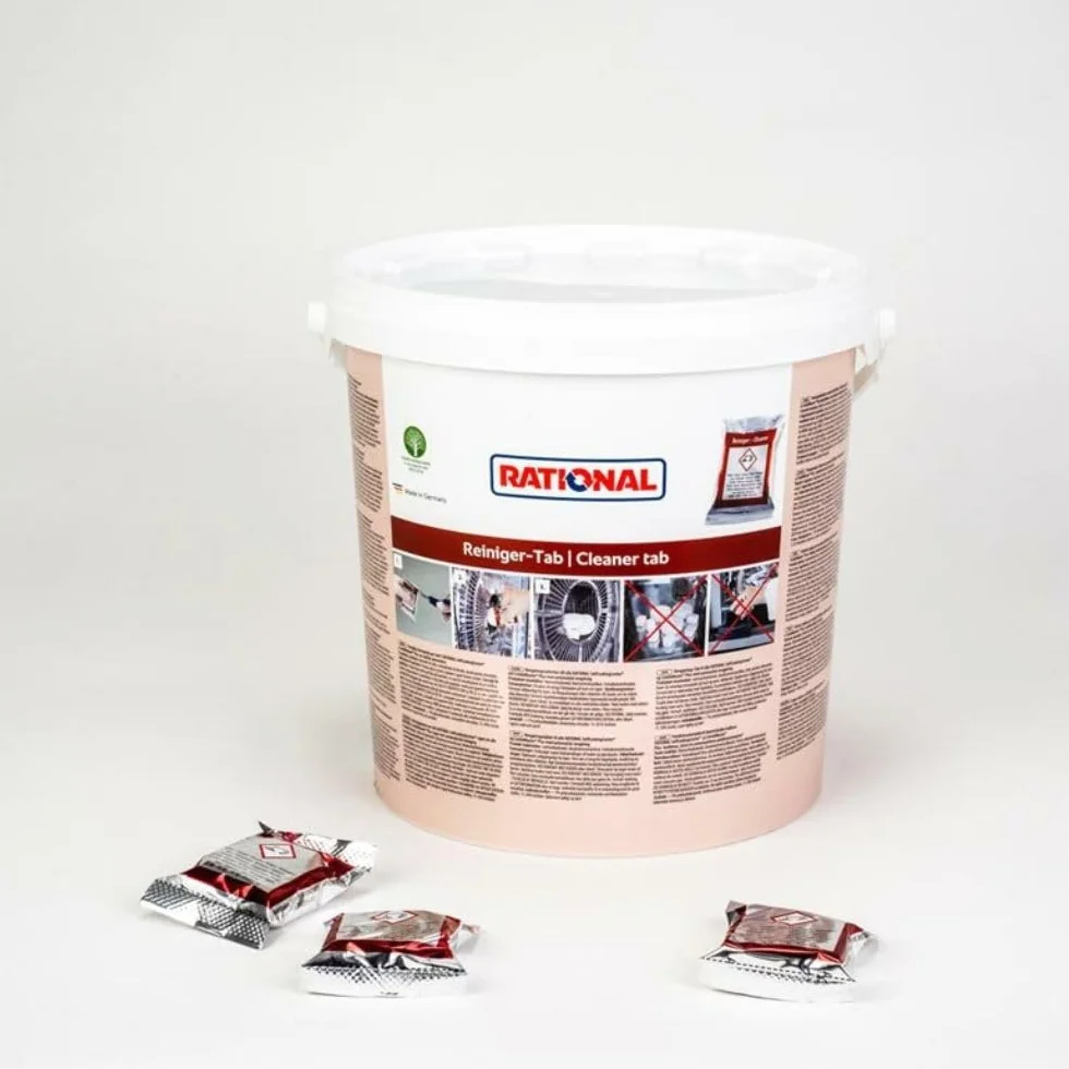 100 pezzi Rational Cleaner pastiglie 5600210 – Il detergente per tutti i SelfCookingCenter, ideale per asili, ristoranti, mense, aiuti per la vita ecc.