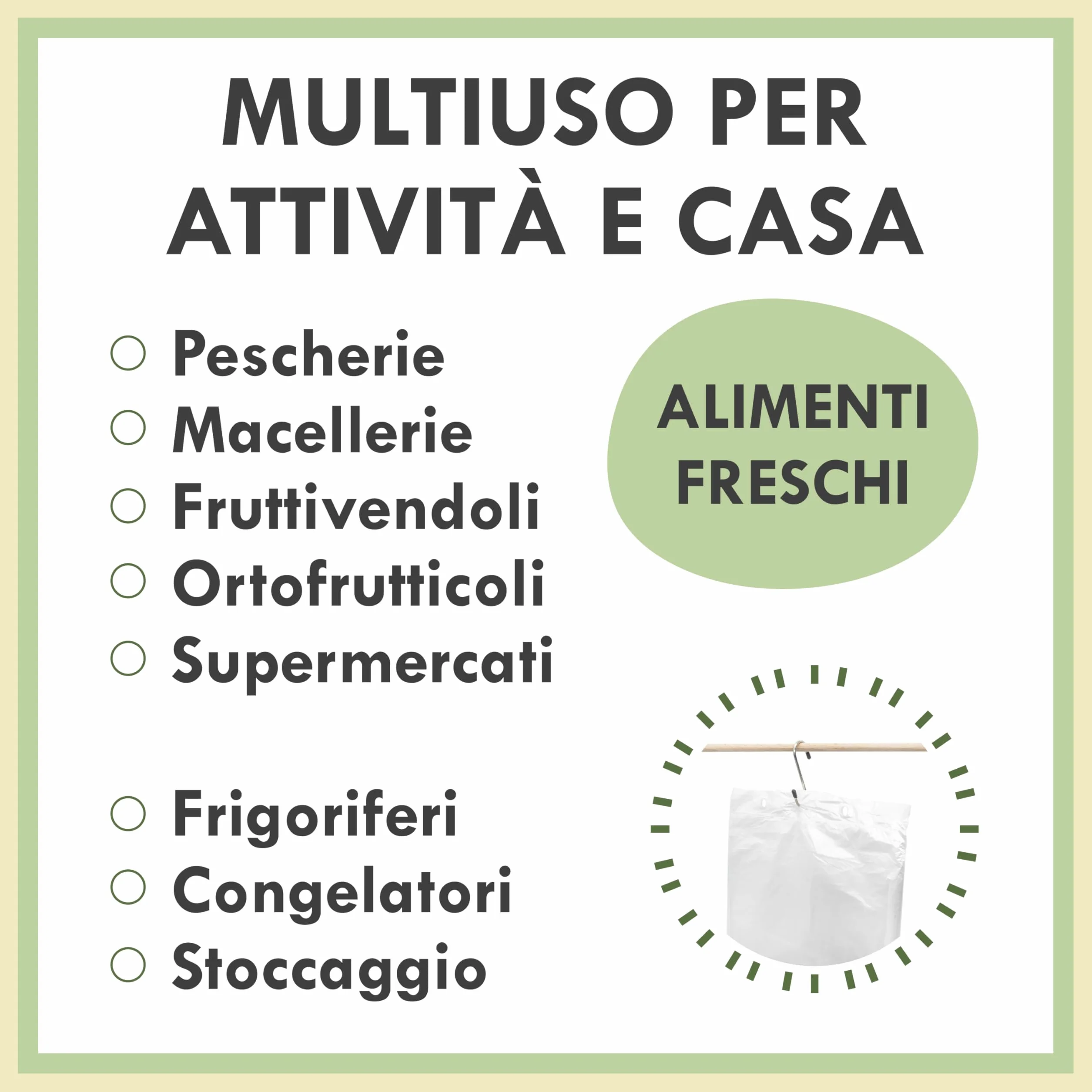 Zenic | Sacchetti Plastica Trasparenti Senza Manico In Blocco | 30 × 40 Cm | Per Frutta, Verdura, Carne E Pesce | Ideali Per Banchi Di Mercato, Conservazione Degli Alimenti E Adatti Al Congelamento